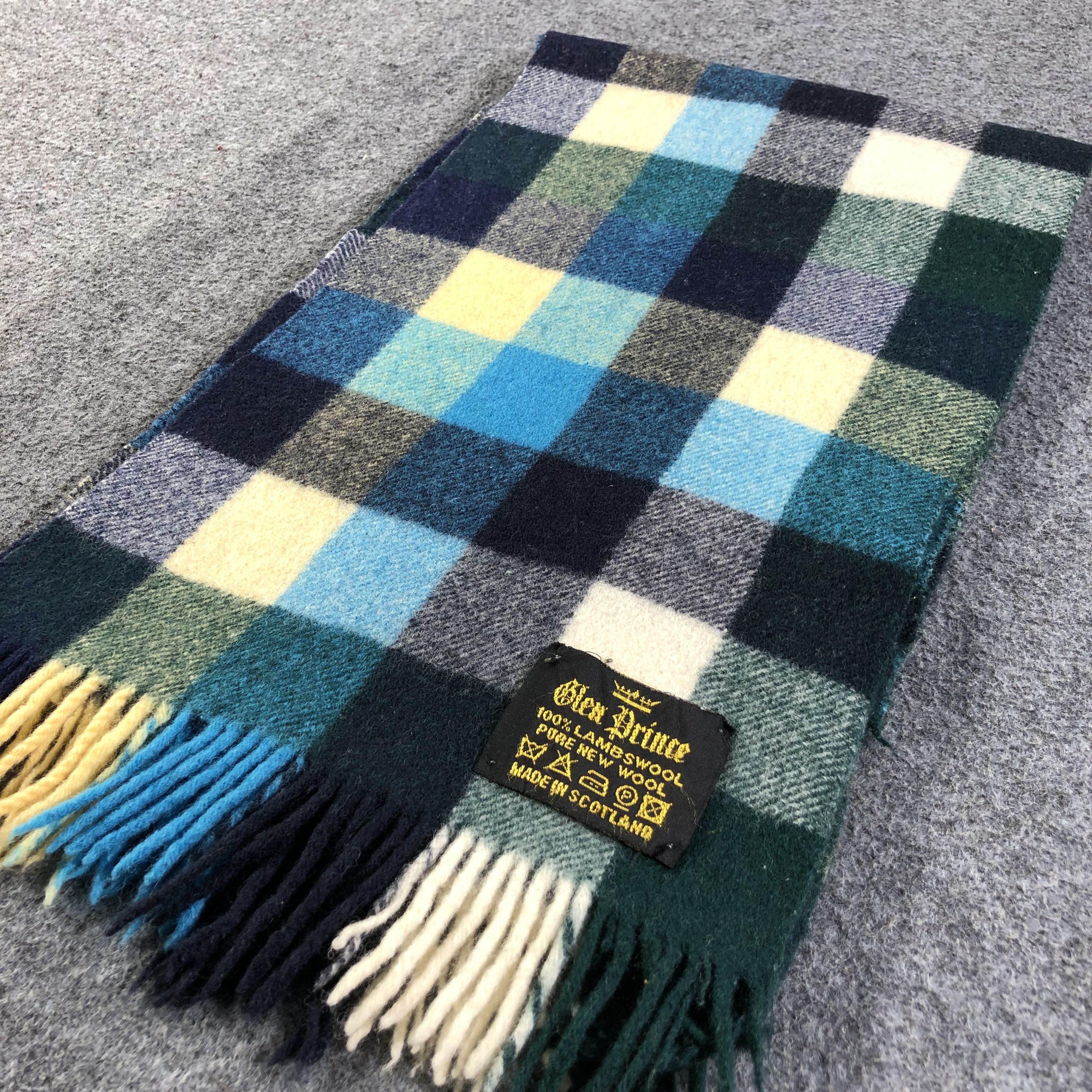 Vintage Glen Prince Tartan Scarf Muffler V1214 Size ONE SIZE - 3 Thumbnail