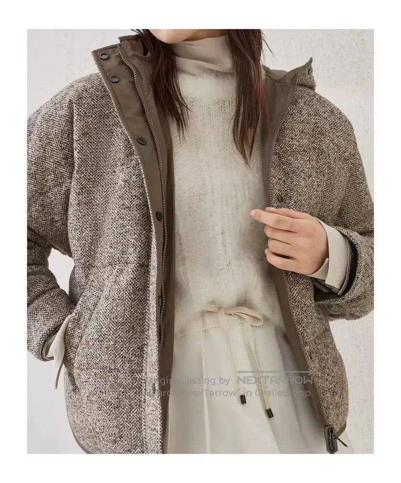 Brunello Cucinelli Double-sided wear goose down jacket
