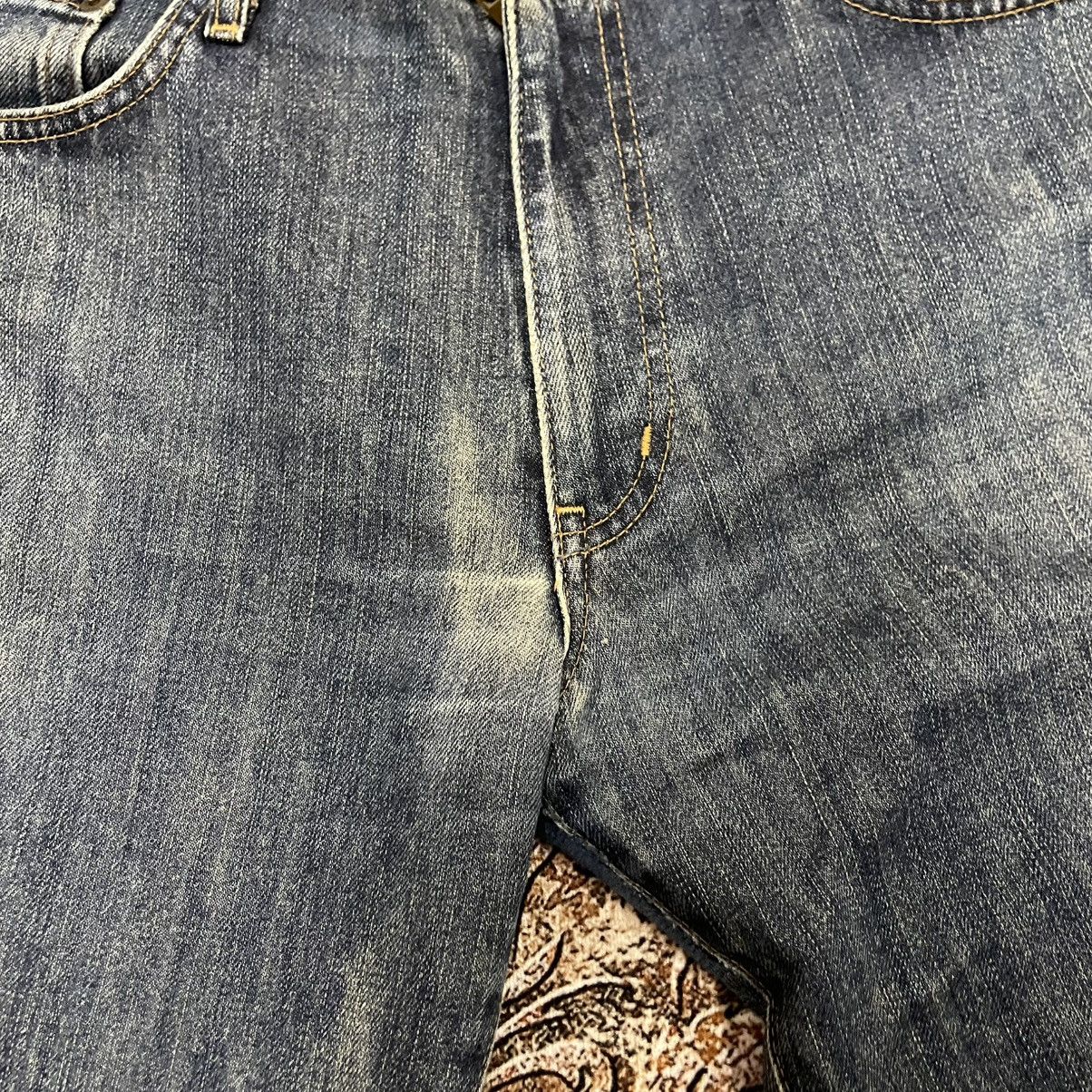 Edwin 🔥Vintage Edwin 403 Stoned Washed Ripped Denim Jeans Size US 35 - 9 Thumbnail