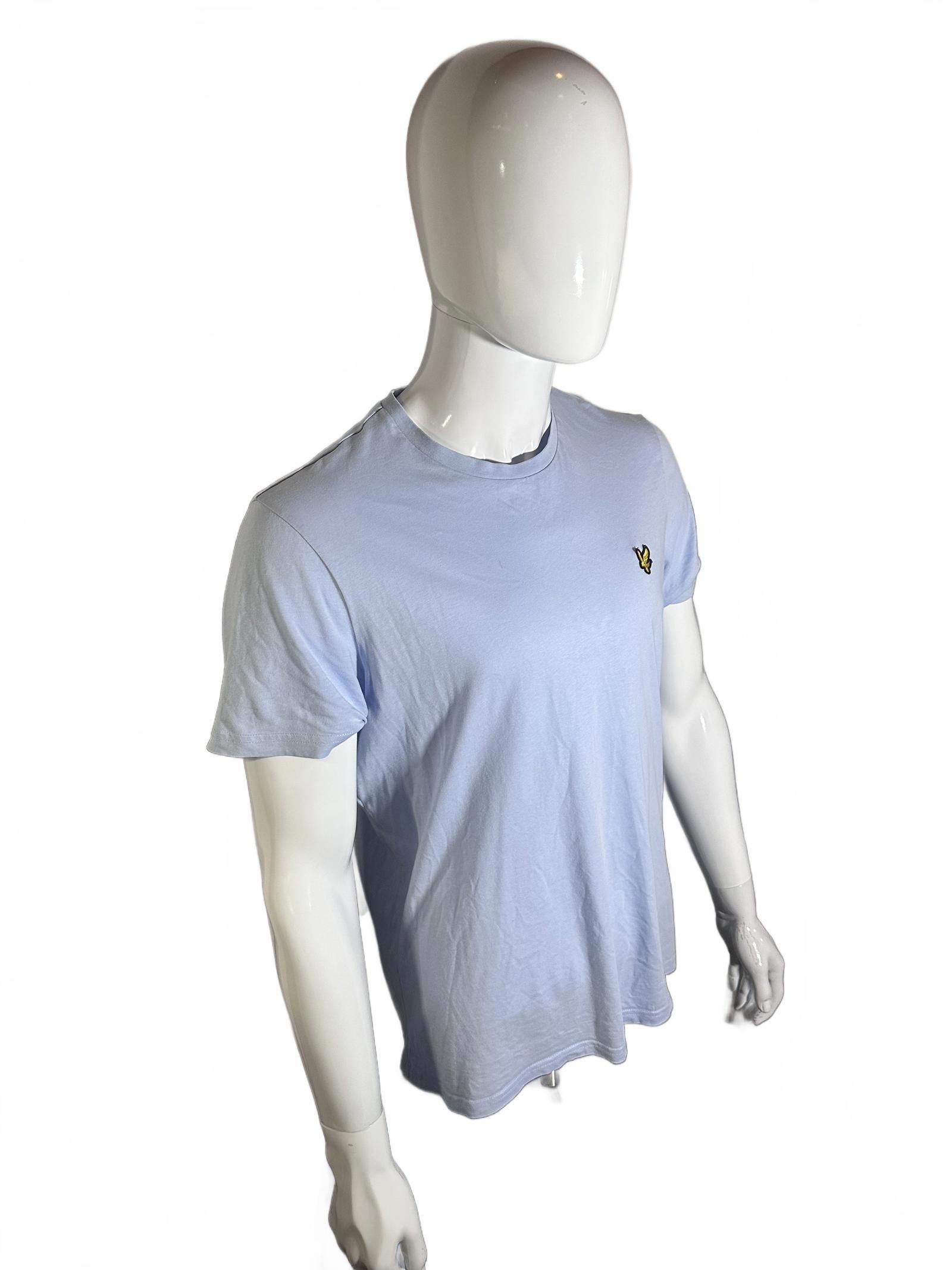 Lyle & Scott Lyle & Scott Light Blue T-Shirt Size US L / EU 52-54 / 3 - 3 Thumbnail
