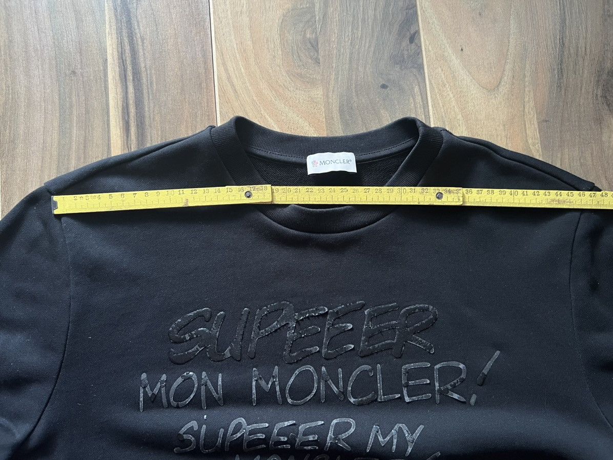 Moncler Moncler Sweatshirt Supeeer Sweater Logo Size US XL / EU 56 / 4 - 12 Thumbnail