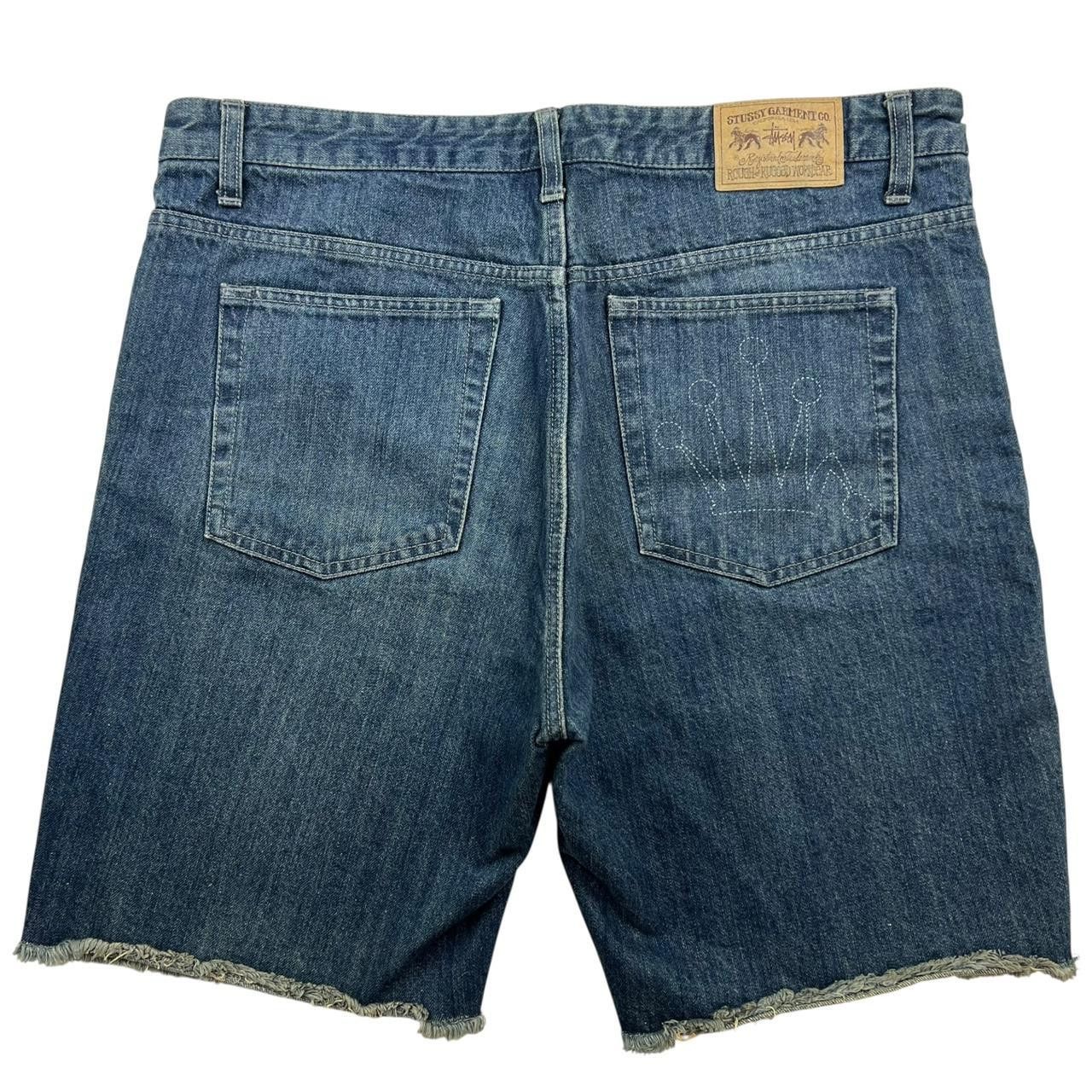 Stussy Stussy Big Ol Denim Raw Shorts Jorts | Grailed