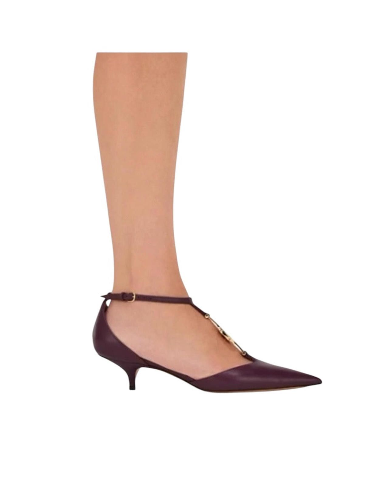 Salvatore Ferragamo Ferragamo F-Buckle T-Strap Pump Size US 7.5 / IT 37.5 - 4 Thumbnail