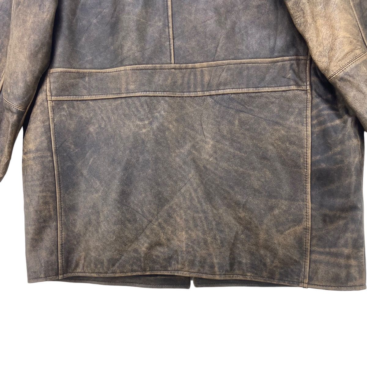 Genuine Leather Vtg 80s Midcoast International Original American Trade Mark Size US M / EU 48-50 / 2 - 16 Thumbnail