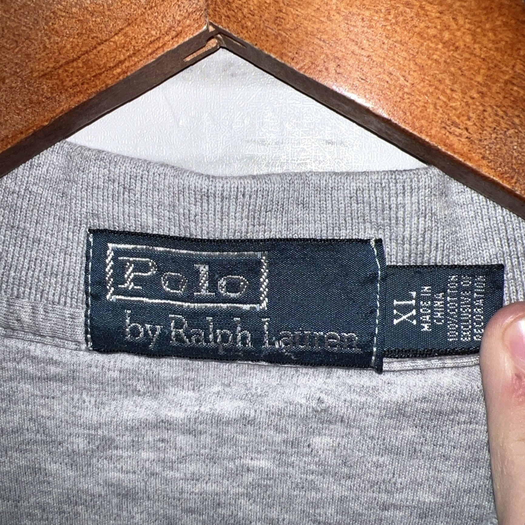 Polo Ralph Lauren Polo Ralph Lauren Gray Polo Shirt Mens XL Size US XL / EU 56 / 4 - 3 Thumbnail