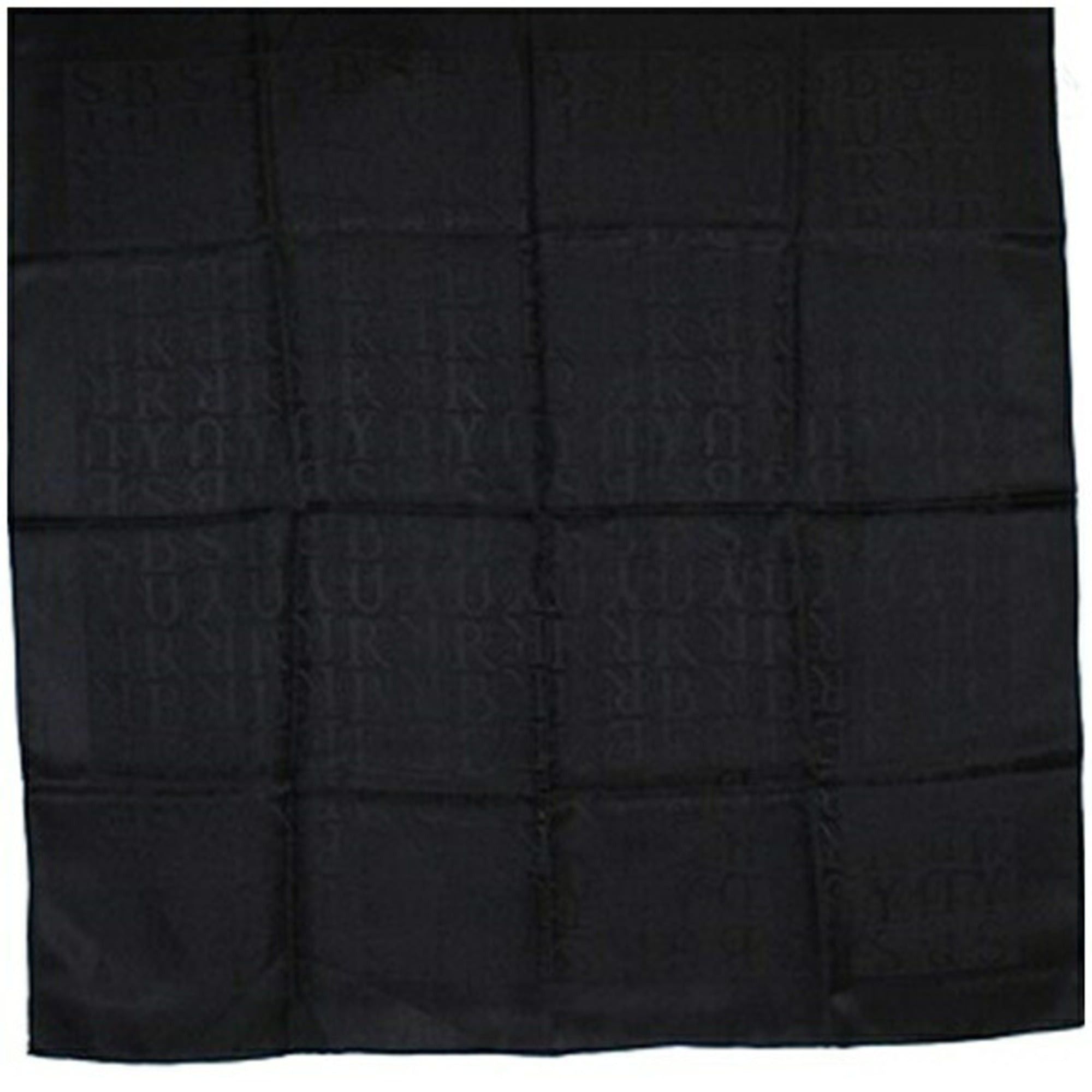 Burberry Burberry Silk Scarf Muffler Black Burberrys Women's Size ONE SIZE - 1 Thumbnail