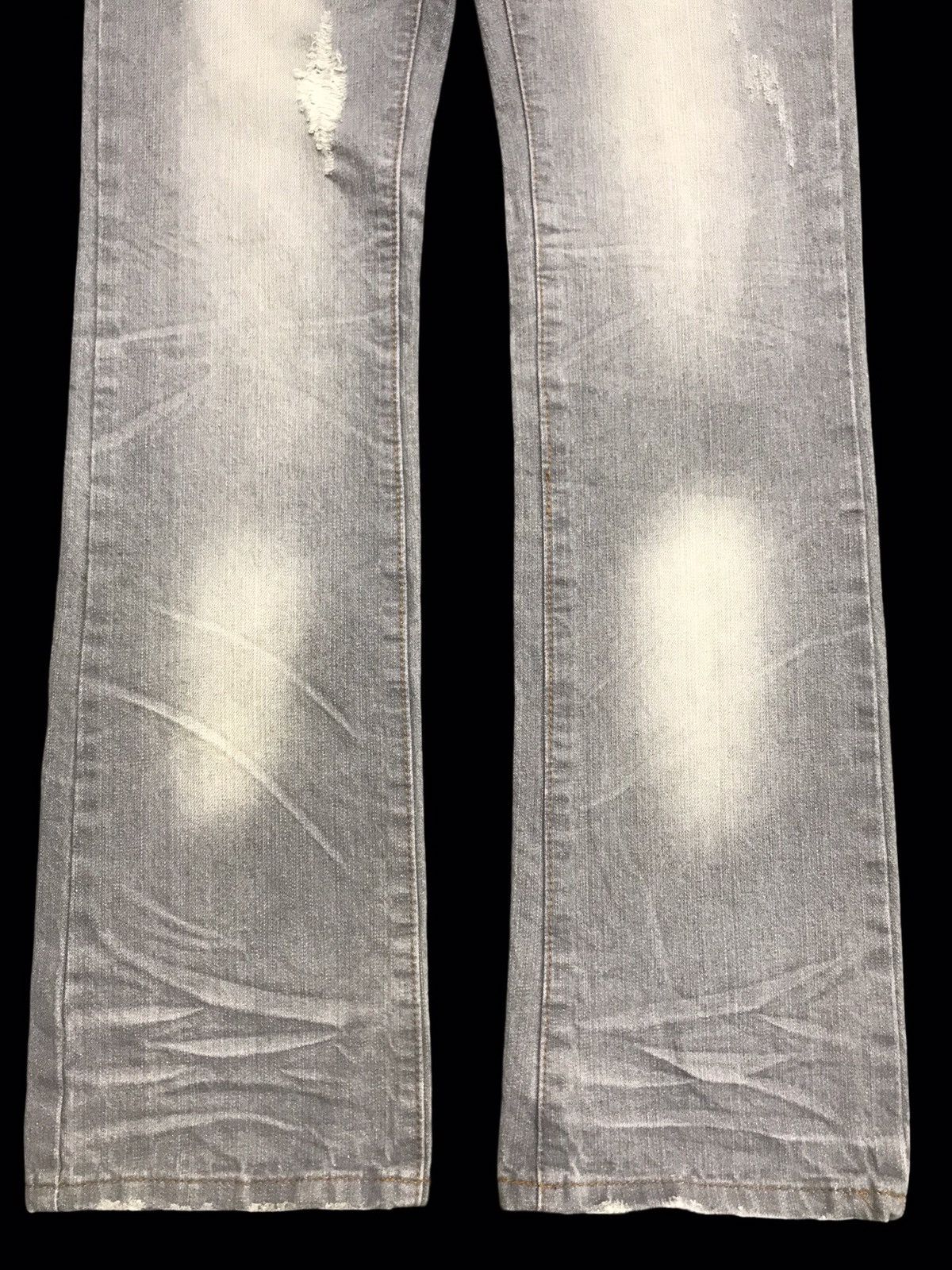 Japanese Brand 💥FLARE💥ARCHIVAL indecent Flare Distressed Denim F197 Size US 32 / EU 48 - 7 Thumbnail