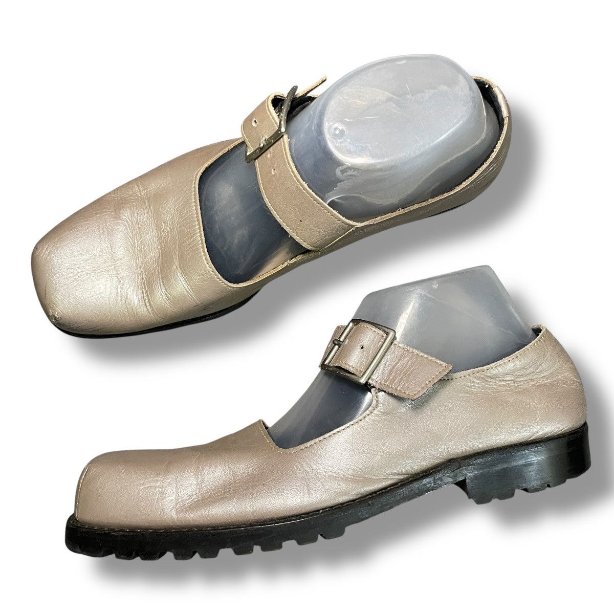 Comme des Garcons Homme Plus RARE Comme des Garcons Homme Plus Square Toe Mary Janes Size US 7.5 / IT 37.5 - 2 Thumbnail