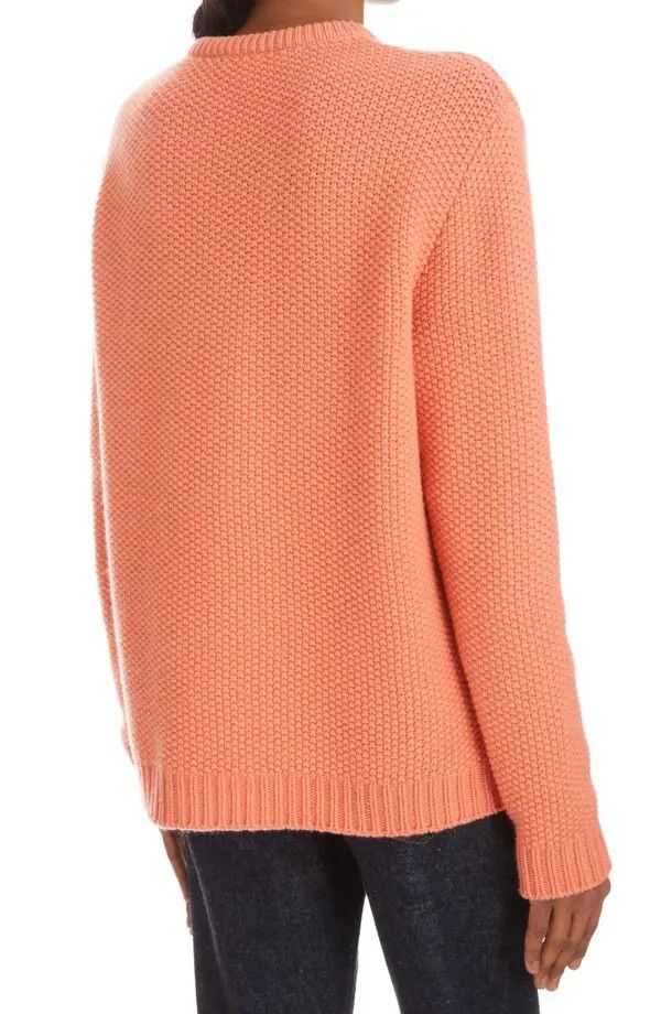 Chloe o1y0825 Cashmere Blend Sweater in Coral Size M / US 6-8 / IT 42-44 - 3 Thumbnail