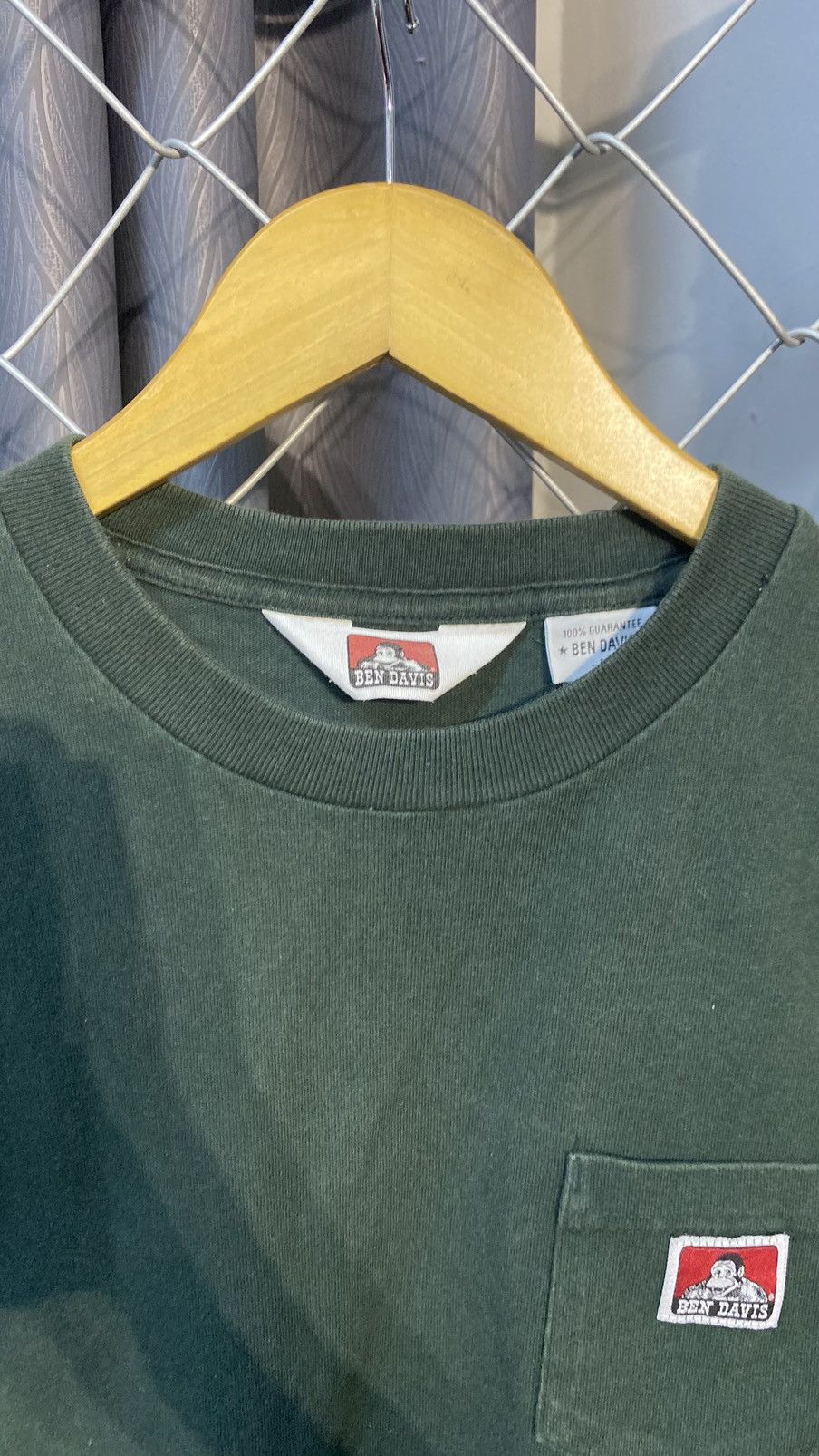 Ben Davis × Japanese Brand Sunfaded Ben Davis Tshirt Green Medium Size US M / EU 48-50 / 2 - 7 Thumbnail