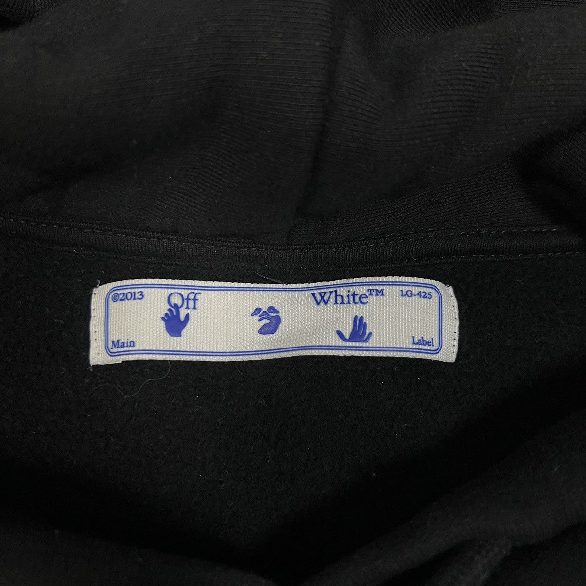 Off-White OFF-WHITE FW20 DIAG GALAXY BRUSHED OVER HOODIE Size US M / EU 48-50 / 2 - 3 Thumbnail