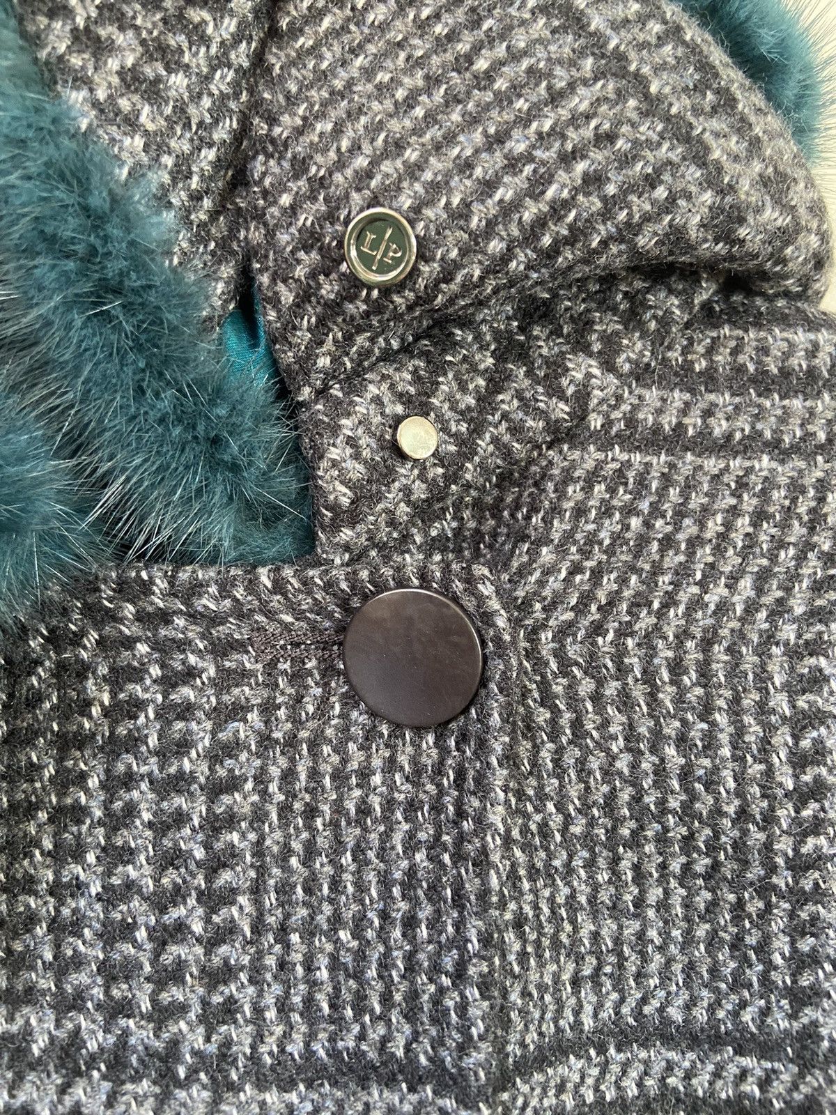 Loro Piana Loro Piana Baby Cashmere Houndstooth Print Cape Size S / US 4 / IT 40 - 9 Thumbnail