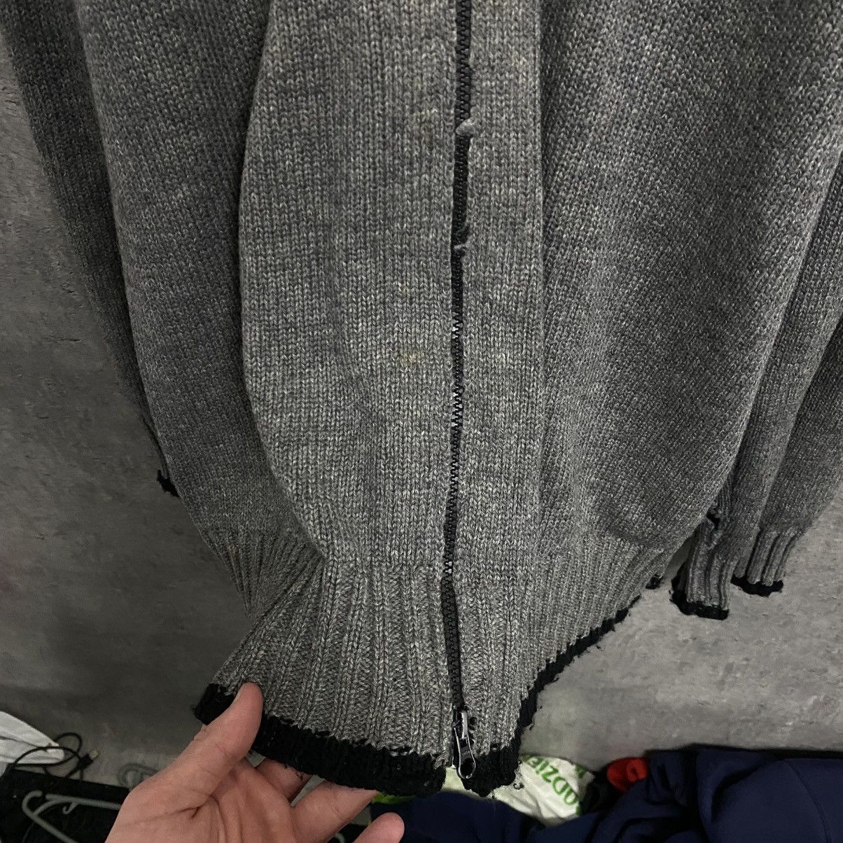 Stone Island Rare Vintage Stone Island Full Zip Sweater Knitting 90s Size US XL / EU 56 / 4 - 17 Thumbnail