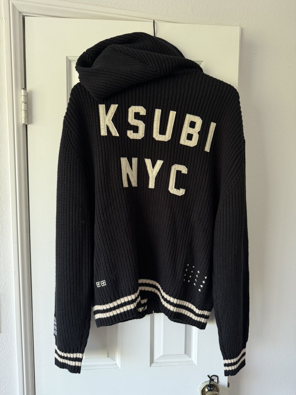 Ksubi Boxer Zip Knit Hoodie Midnight Size US M / EU 48-50 / 2 - 3 Thumbnail
