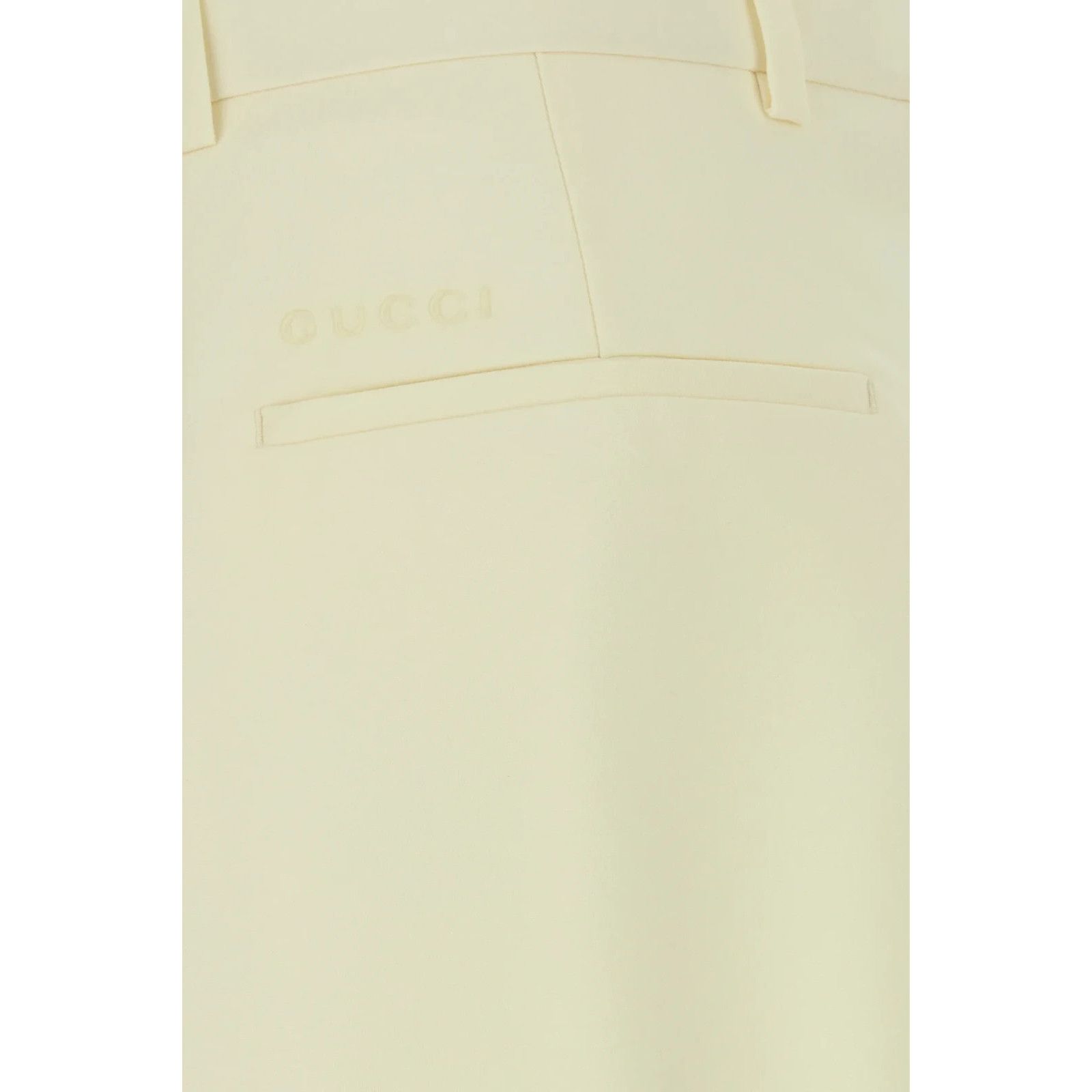 Gucci GUCCI Ivory Tech Panama Pants New & Authentic (Men's size:US Size US 34 / EU 50 - 2 Thumbnail