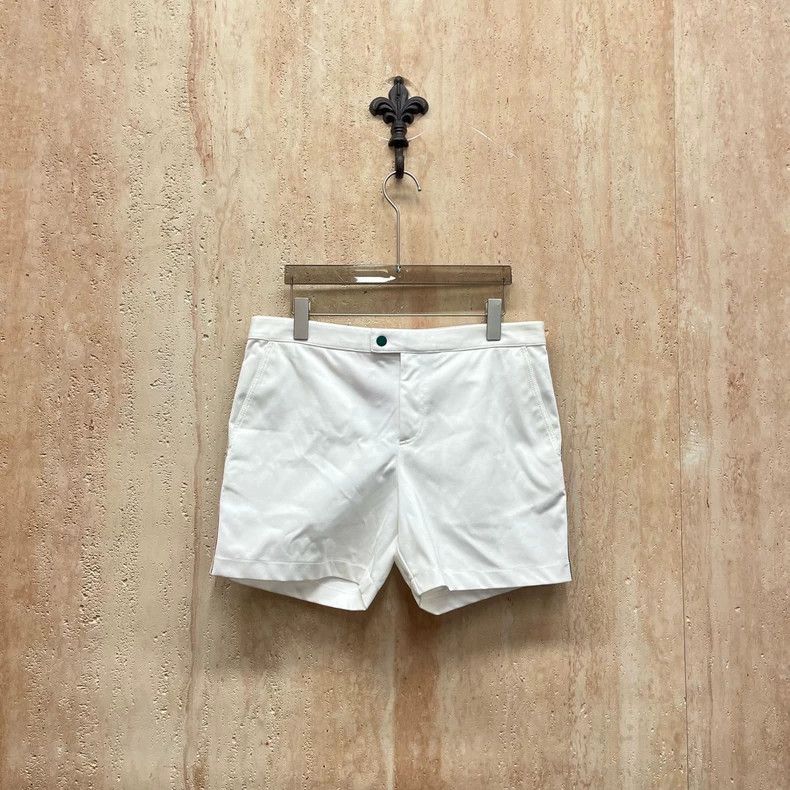 Gucci White side striped shorts 2505-Nextarrow