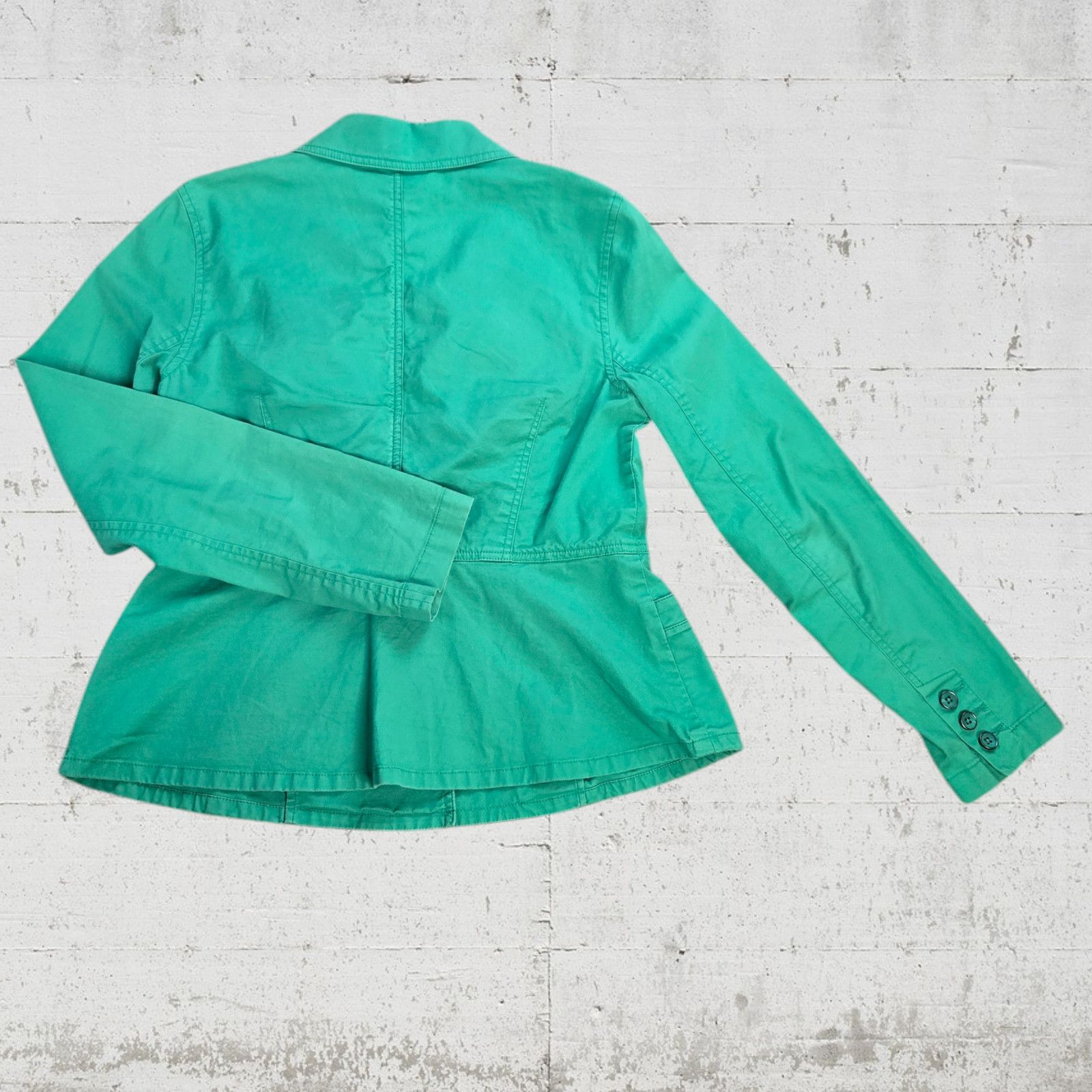Other CAbi Green Twill Blazer Jacket Size Small Size S / US 4 / IT 40 - 9 Thumbnail