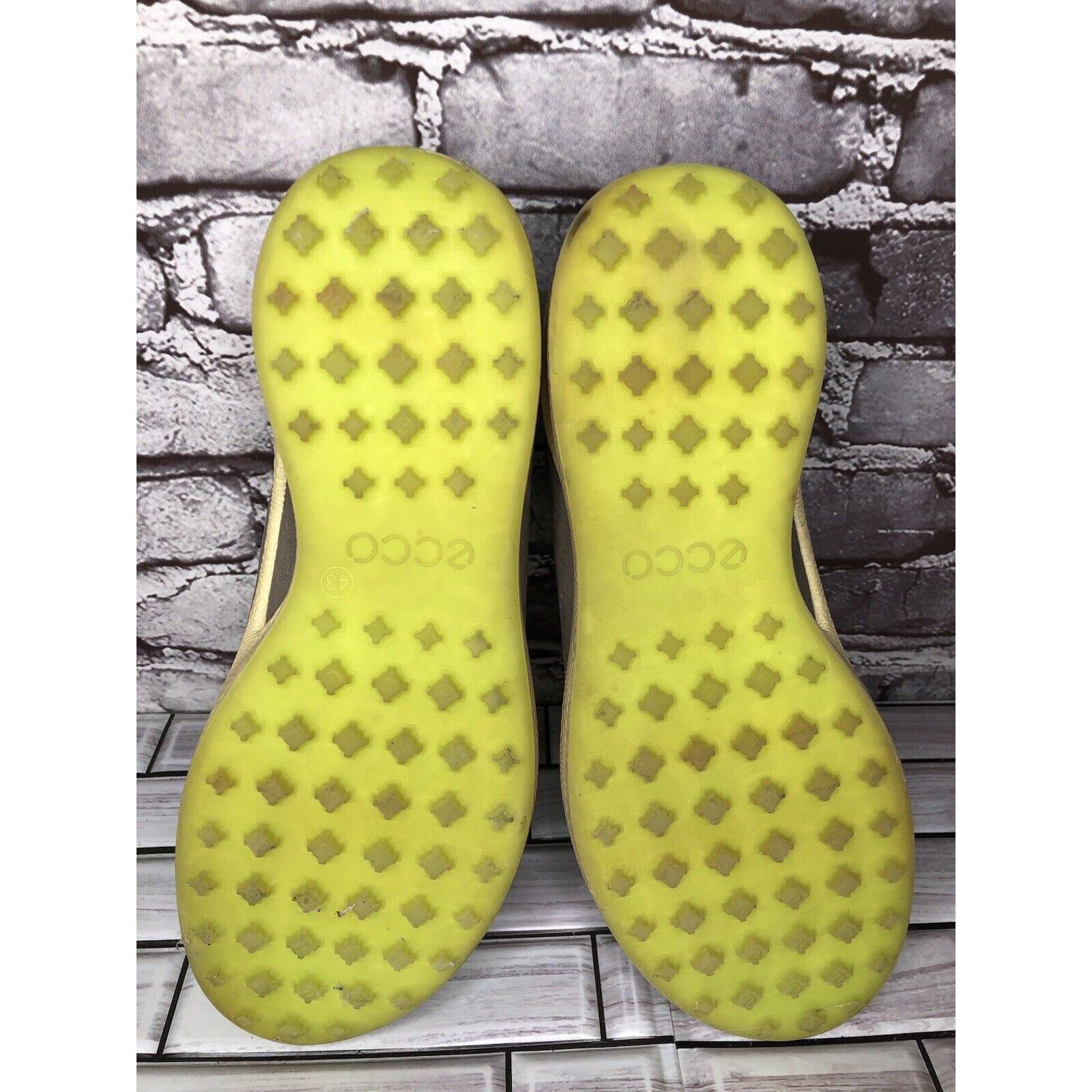Ecco Ecco Biom Hybrid Gray Yak Leather Green Golf Shoes Spikeless Size US 10 / EU 43 - 7 Thumbnail