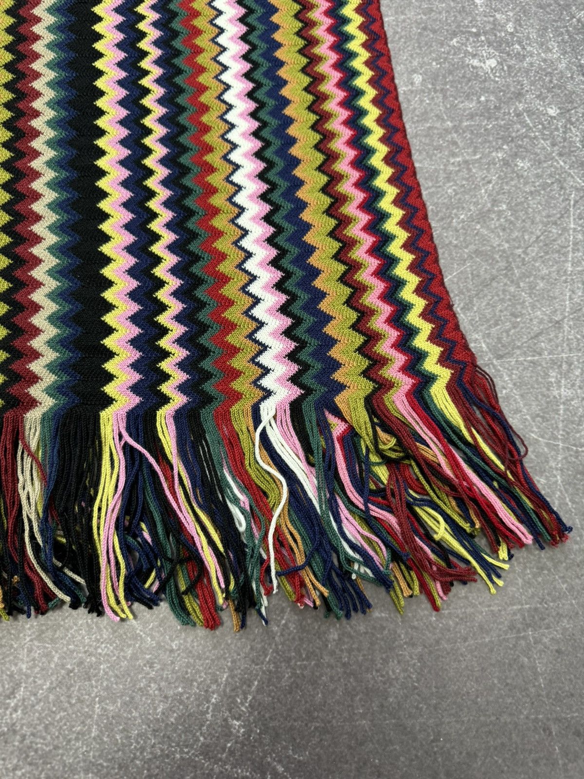 Missoni Missoni Poncho One Size Zigzag-Woven Knitted Cape NEW Size ONE SIZE - 8 Thumbnail