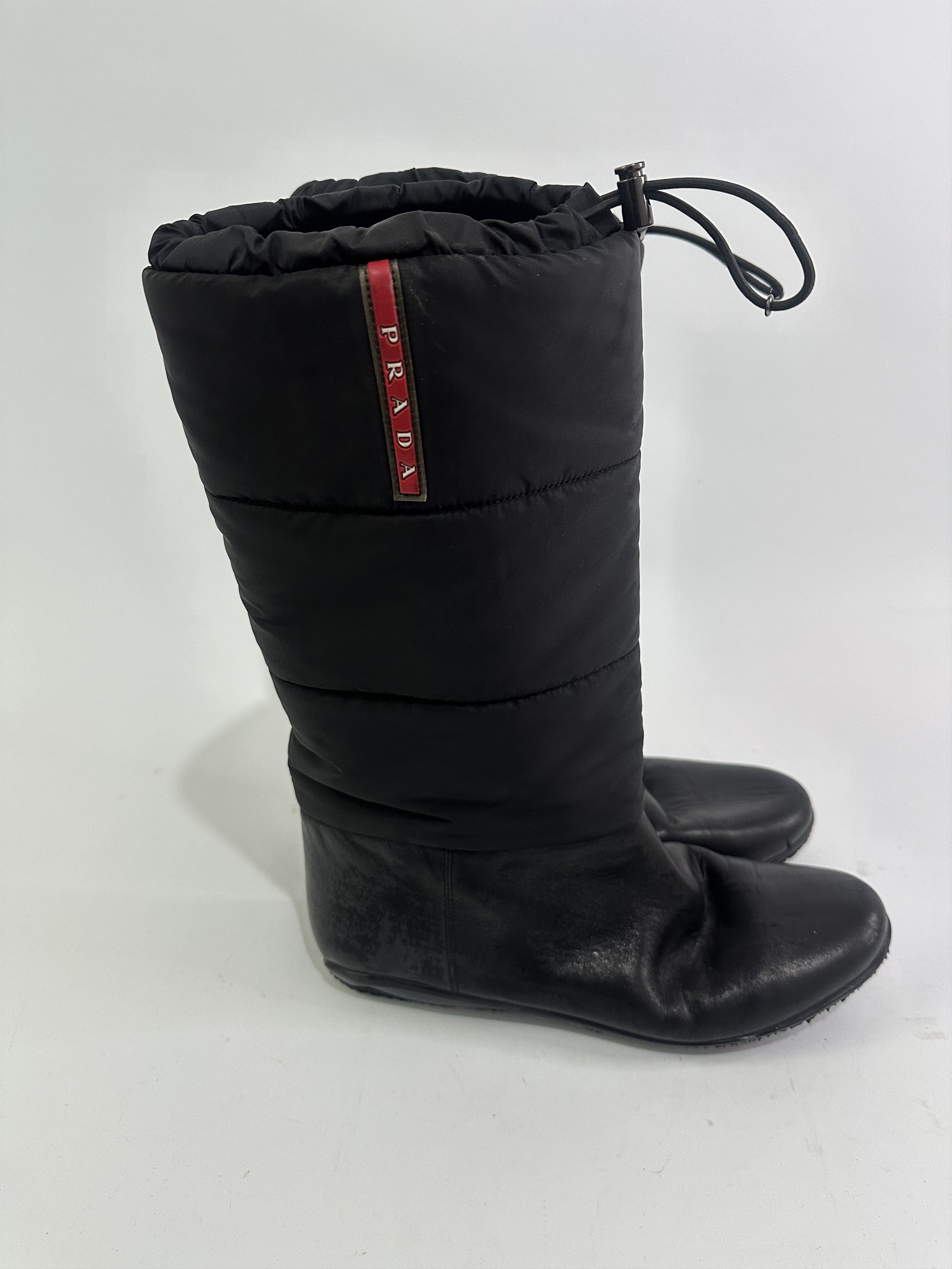 Prada × Vintage Vintage Prada 90s Rain Moon Boots Size 7 UK Size US 7 / IT 37 - 1 Thumbnail