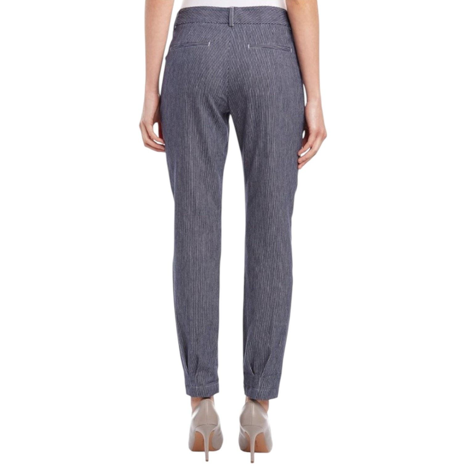 Vince Vince Blue/White Striped Pants | Size 8 Size 30" / US 8 / IT 44 - 5 Thumbnail