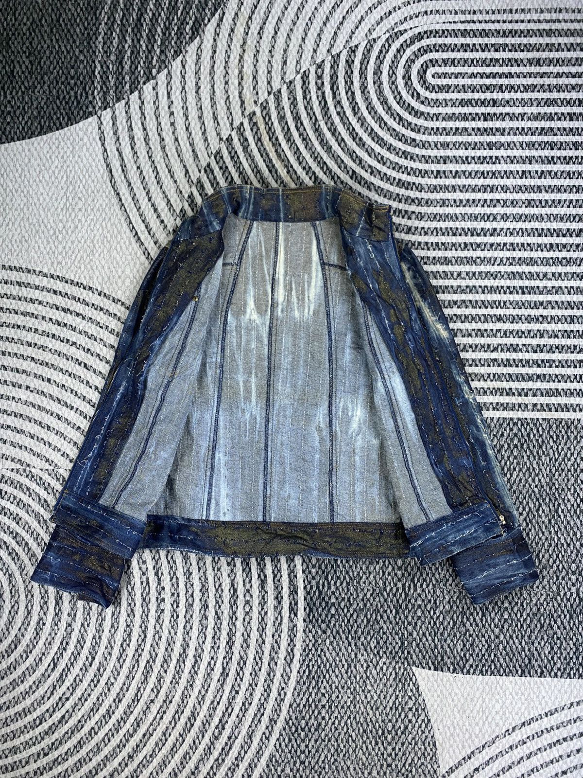 Japanese Brand Vintage Fagras Vita Boro Distressed Patchwork Denim Jacket Size US S / EU 44-46 / 1 - 5 Thumbnail