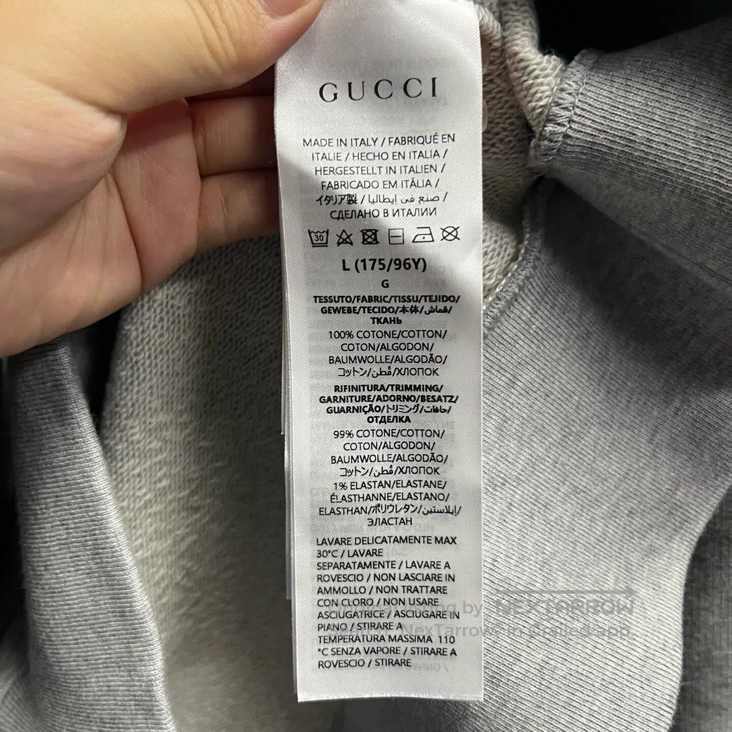 Other Louis Vuitton Gray solid-color long-sleeved hoodie with ro Size US L / EU 52-54 / 3 - 7 Thumbnail