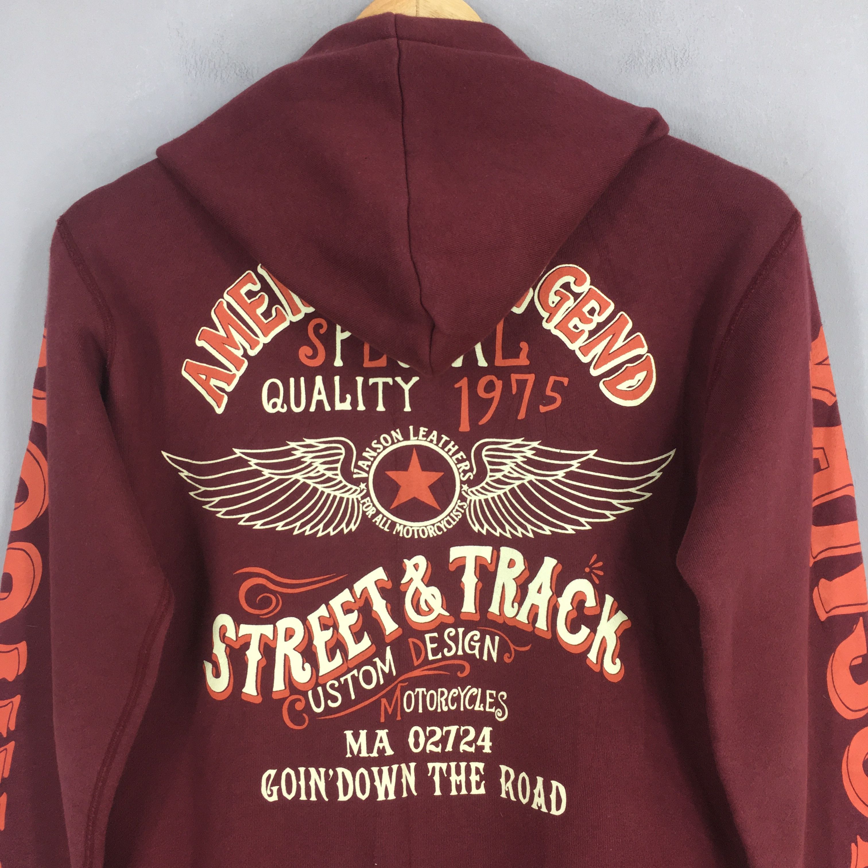 Vintage Vintage Vanson Cotton Motorcycle Club Sweatshirt Medium Size US M / EU 48-50 / 2 - 7 Thumbnail