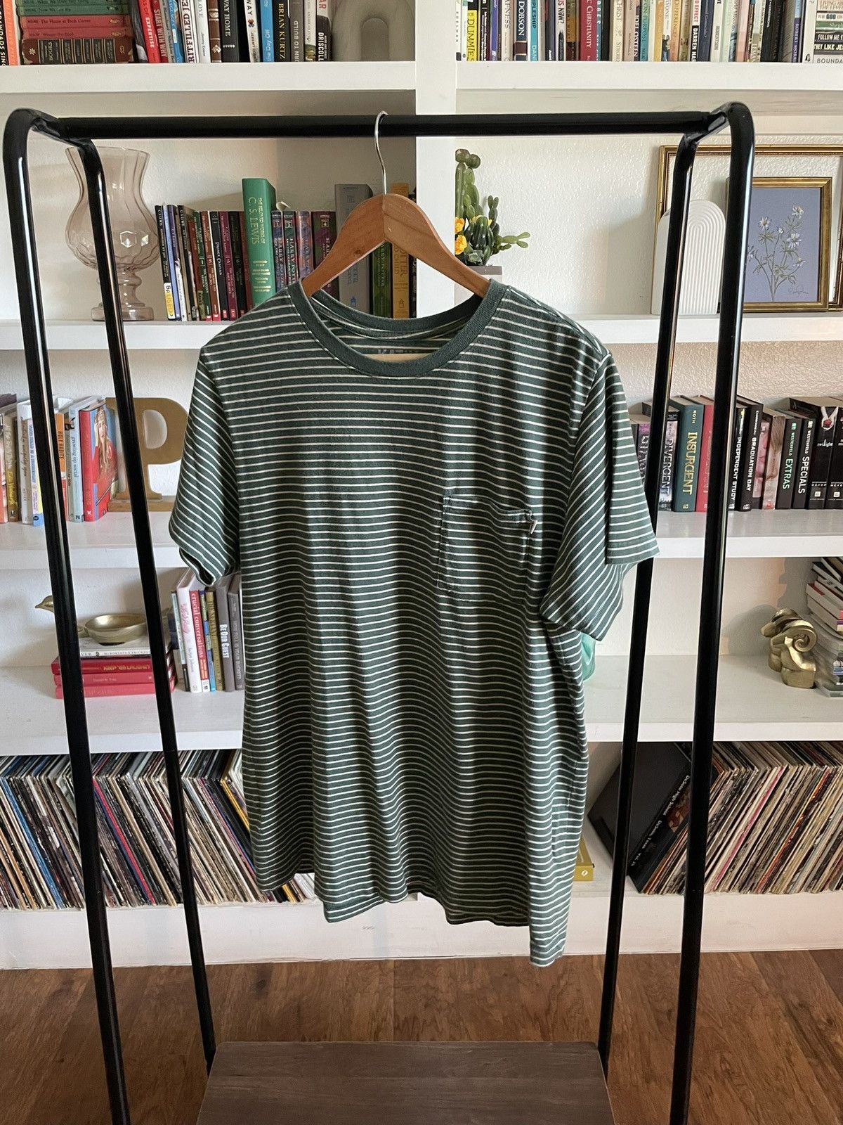 Katin Katin (surf brand) green & white stripe tee shirt Size US M / EU 48-50 / 2 - 1 Thumbnail