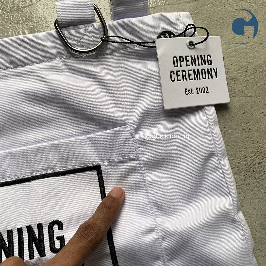 Opening Ceremony Opening Ceremony, Logo Tote Bag White Size ONE SIZE - 4 Thumbnail