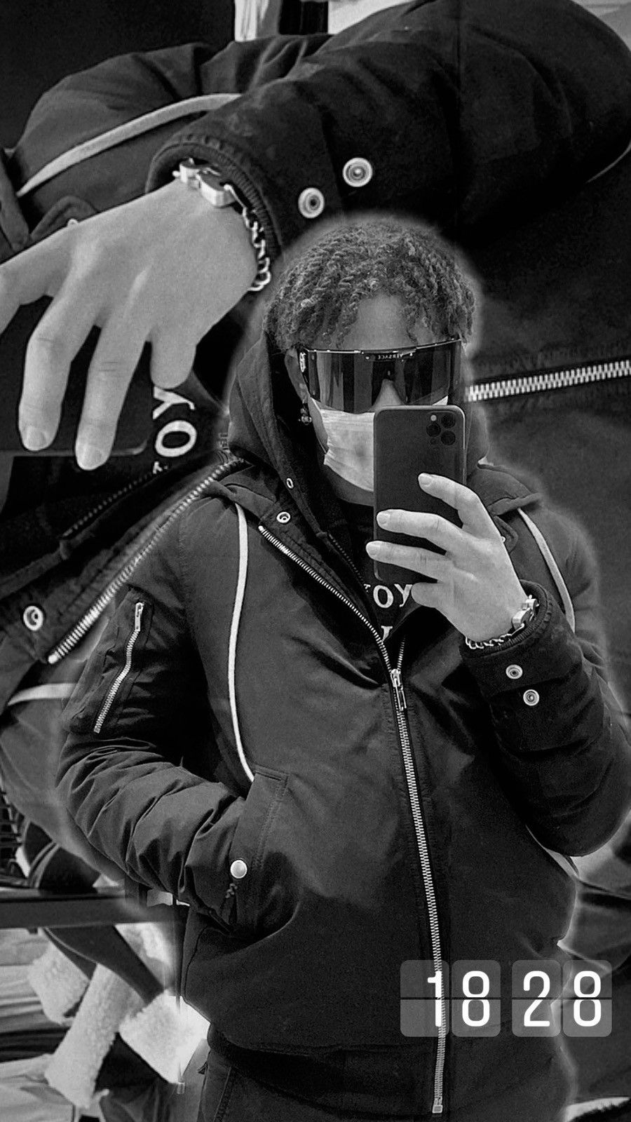 Rick Owens HOODED FLIGHT BOMBER 48