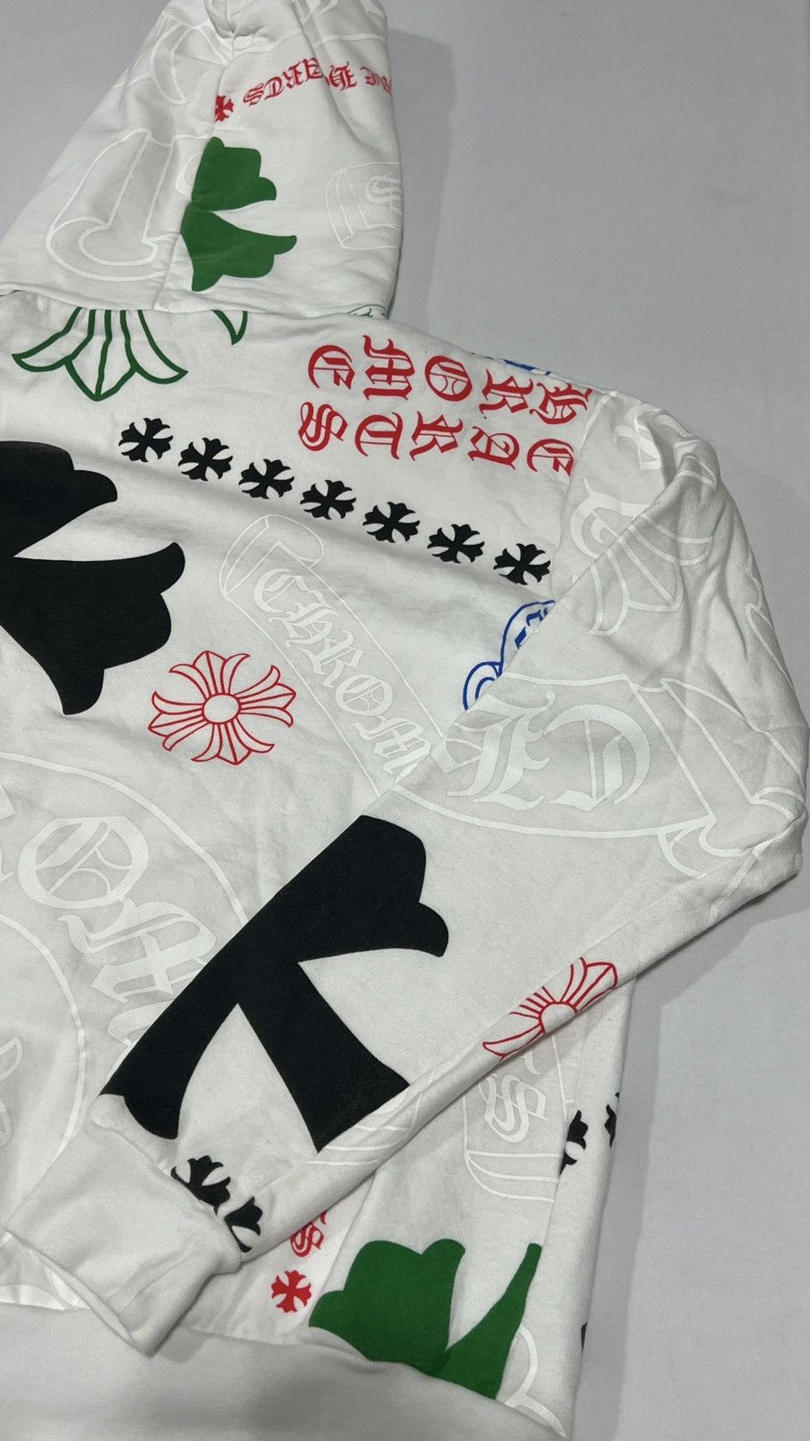 Chrome Hearts Chrome Hearts Stencil White Hoodie Size US XS / EU 42 / 0 - 13 Thumbnail