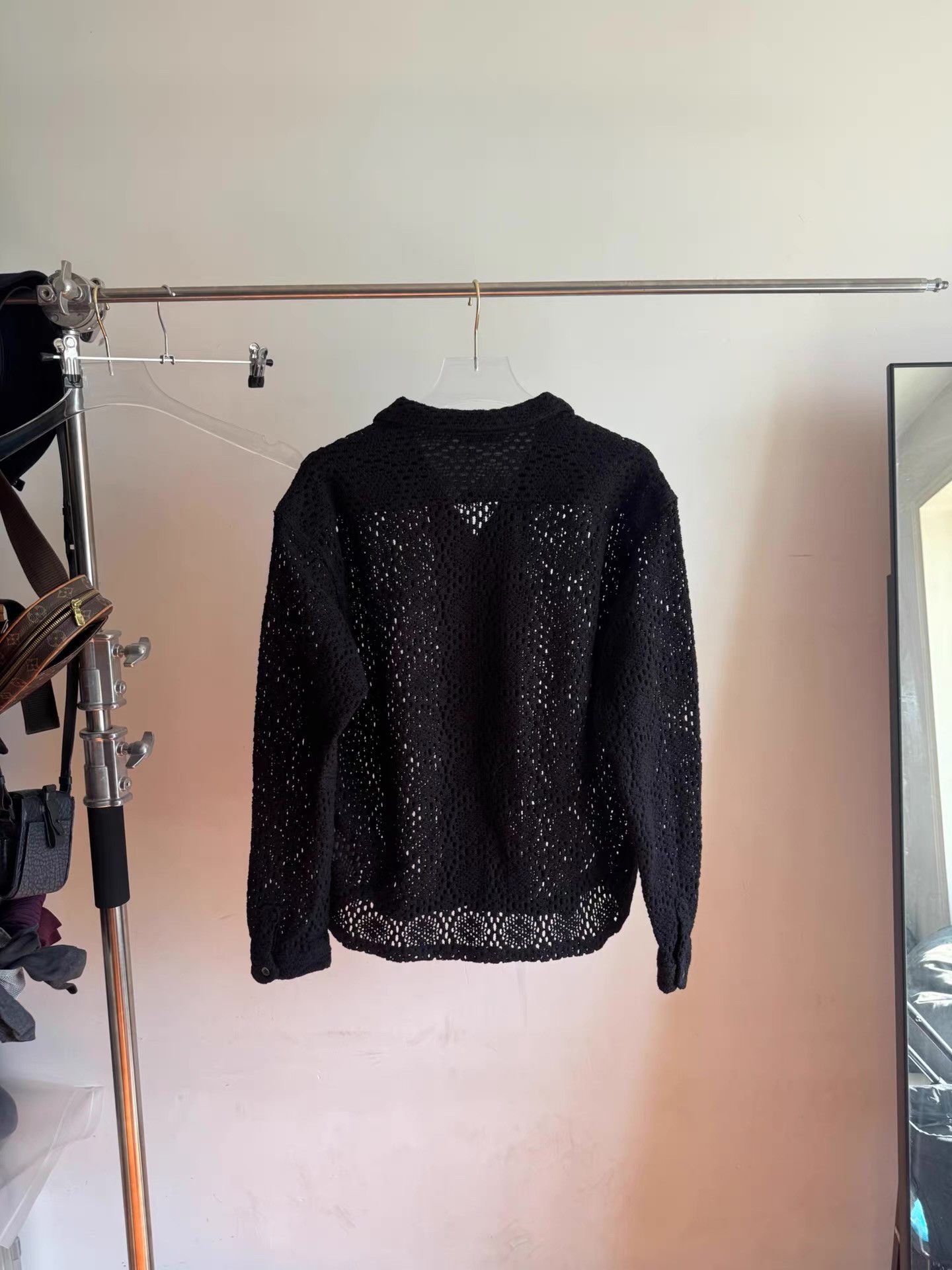 Sasquatchfabrix Sasquatchfabrix openwork lapel knit sweater Q17 Size US L / EU 52-54 / 3 - 2 Thumbnail