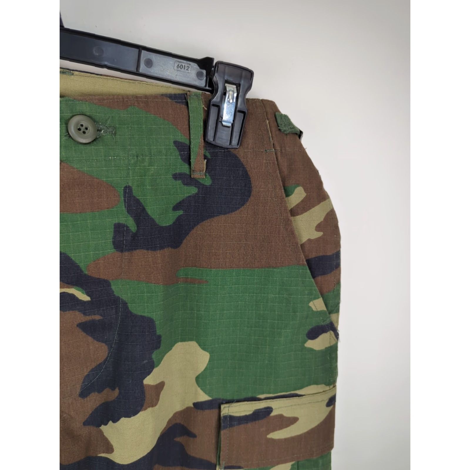 Vintage Vanguard Men’s BDU Pants Camo Camouflage Cargo Button Fly 30x30 Gray Regular Pants Mens Size US 30 / EU 46 - 4 Thumbnail