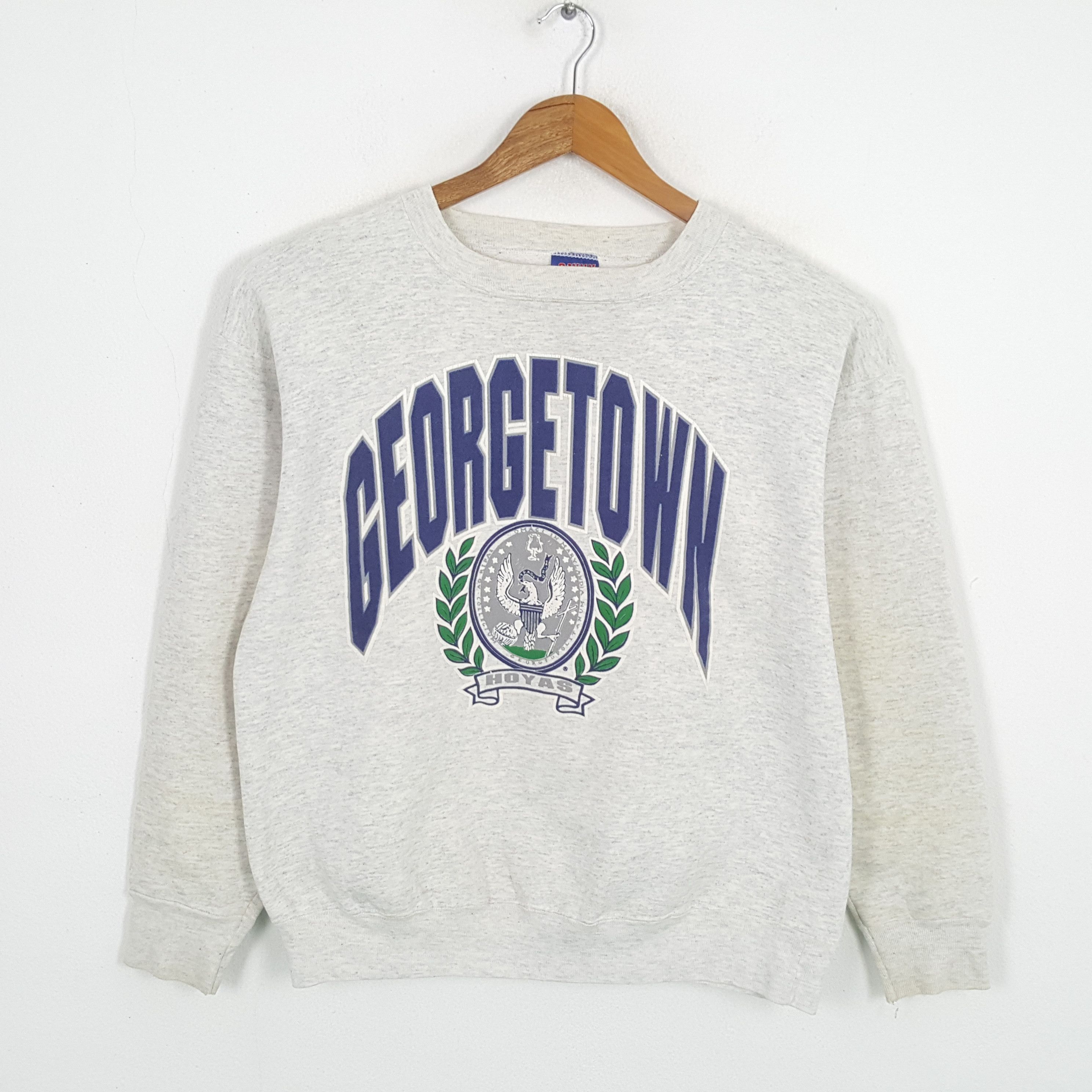NBA × Vintage Vintage GEORGETOWN HOYAS American Basketball NBA Sweatshirts Size US L / EU 52-54 / 3 - 1 Thumbnail