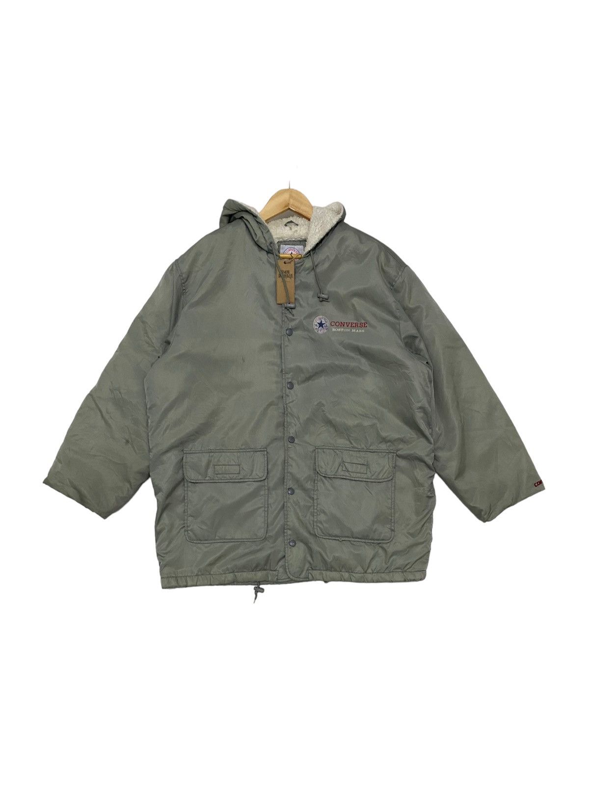 Converse × Vintage Vintage Converse All Star Parka Jacket Size US XL / EU 56 / 4 - 2 Thumbnail