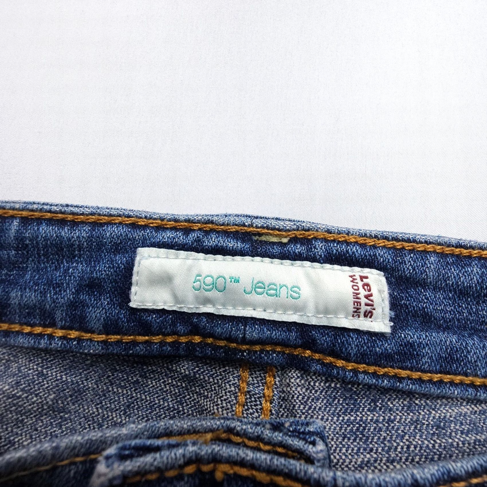 Levi's VINTAGE Levi's Jeans 590 Mid Rise Bootcut Plus 18W Blue Size 40" / US 18 - 7 Thumbnail