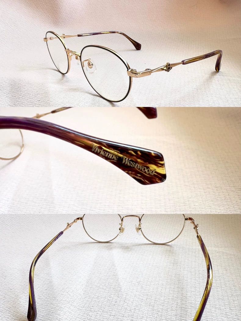 Vivienne Westwood Vivienne Westwood Vintage Black Round Tortoise Shell Small Size ONE SIZE - 2 Thumbnail