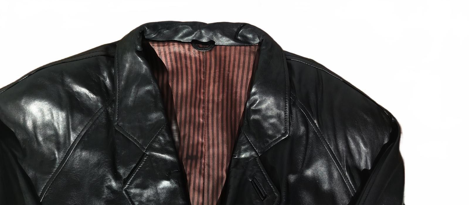 Tannery West Tannery West Women's Vintage Black Leather Overcoat Size L Size L / US 10 / IT 46 - 7 Thumbnail