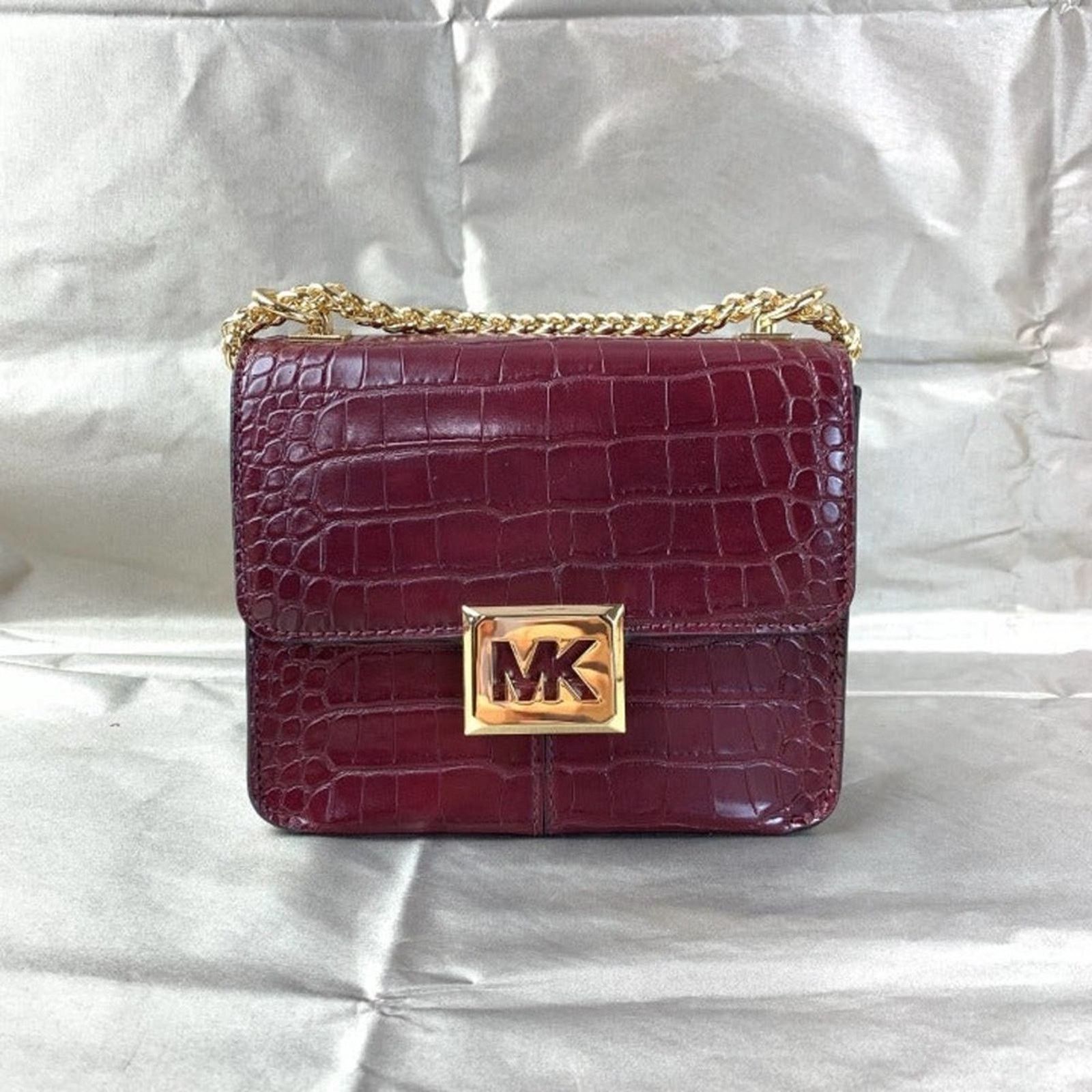 Michael Kors Michael Kors Sonia 35F1G6SS1E Sm Shldr Crossbody Bag merlot Size ONE SIZE - 1 Thumbnail