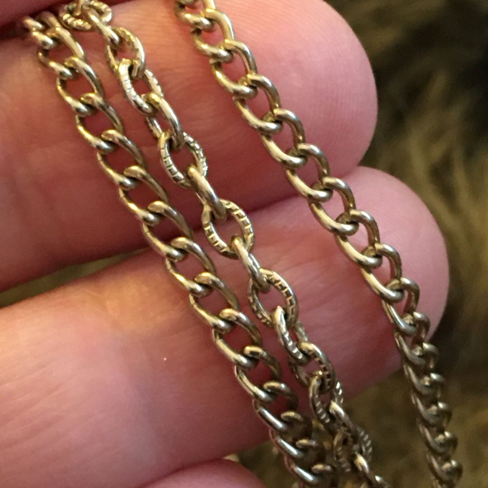 Vintage Vintage aged gold tone multi strand chain necklace Size ONE SIZE - 7 Thumbnail