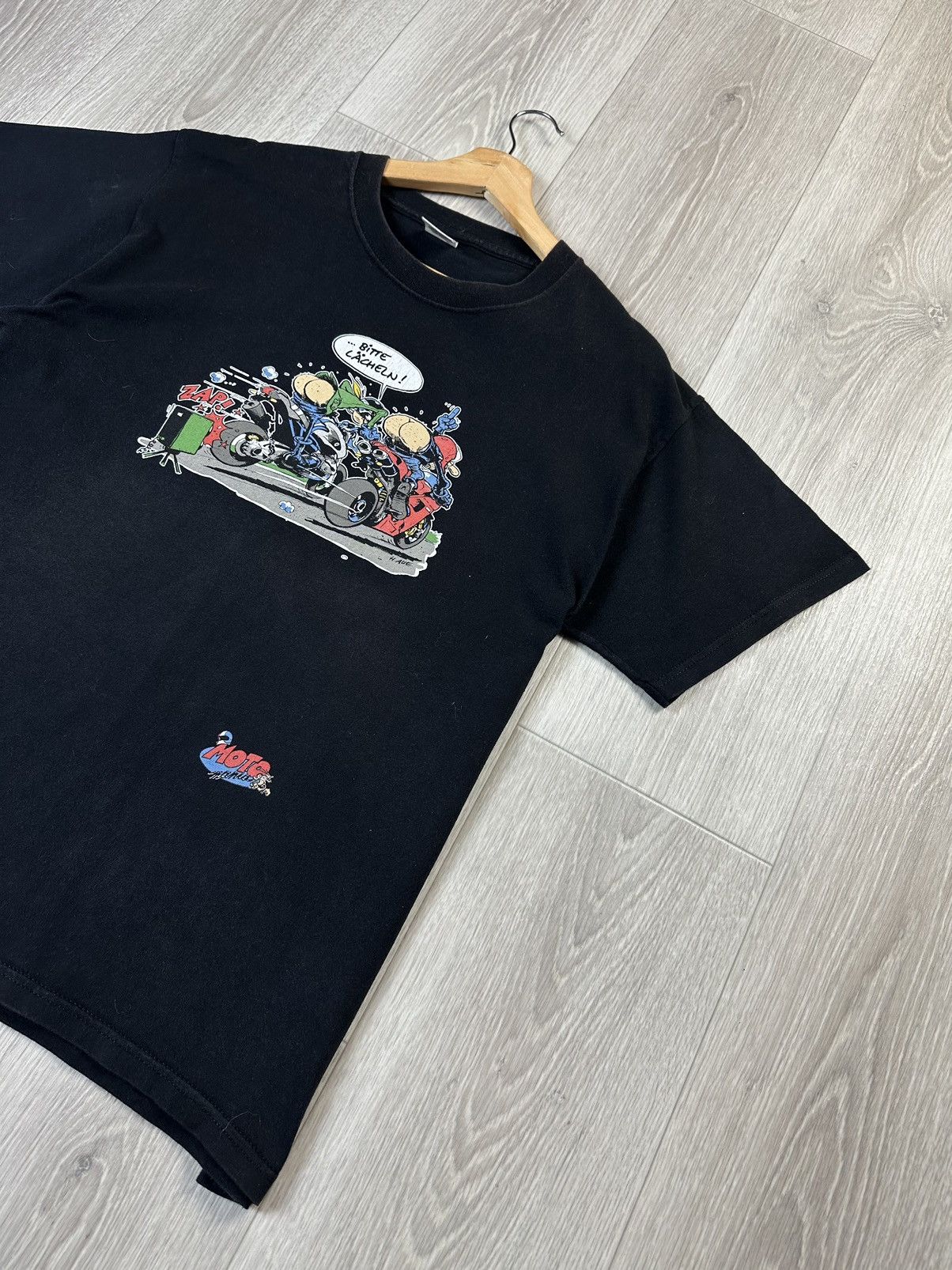 Vintage Vintage Moto Racing Shirt Crazy Print Y2K Size US L / EU 52-54 / 3 - 4 Thumbnail