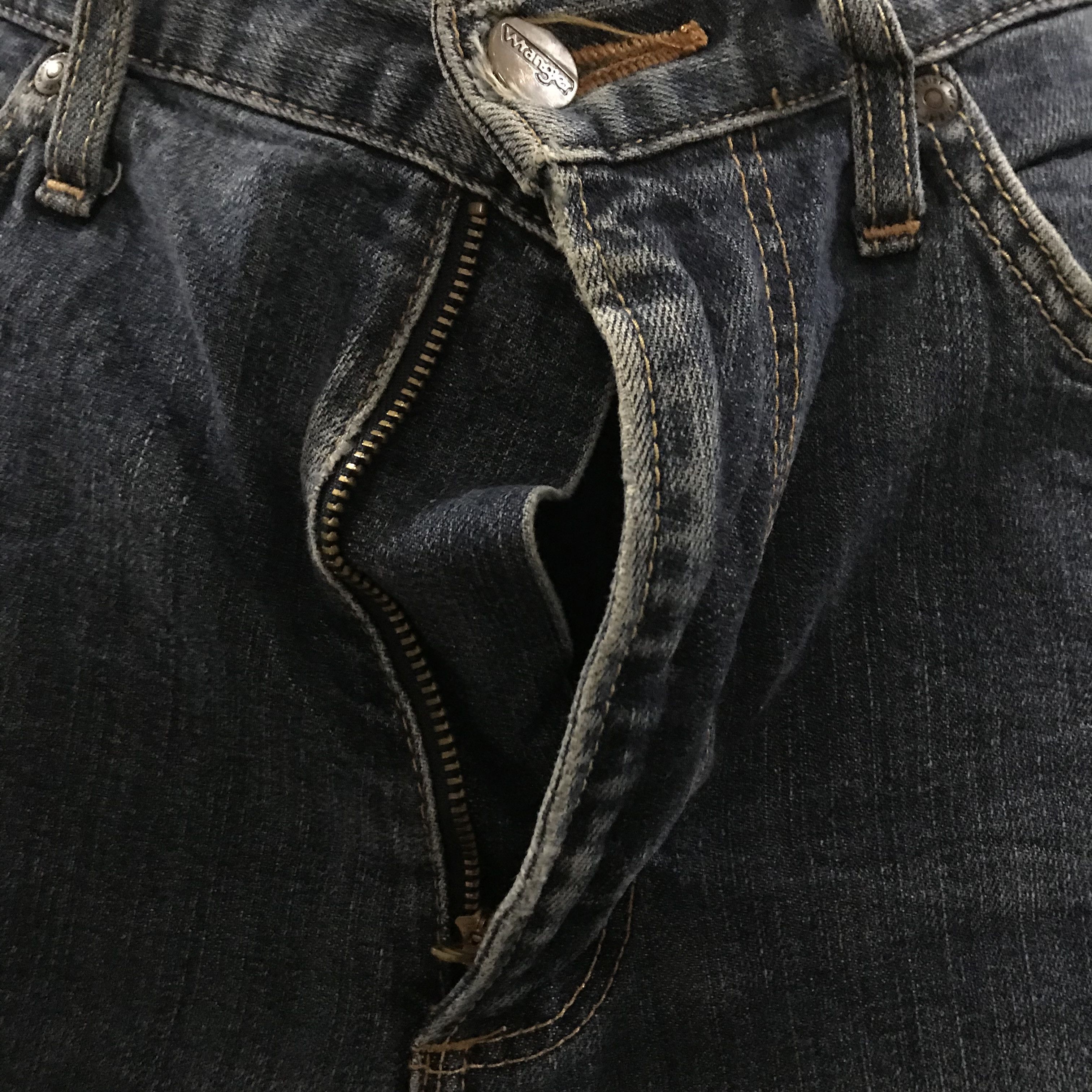 Wrangler Vintage 90s Wrangler Japan Faded Blue Stone Washed Jean Size US 32 / EU 48 - 7 Thumbnail