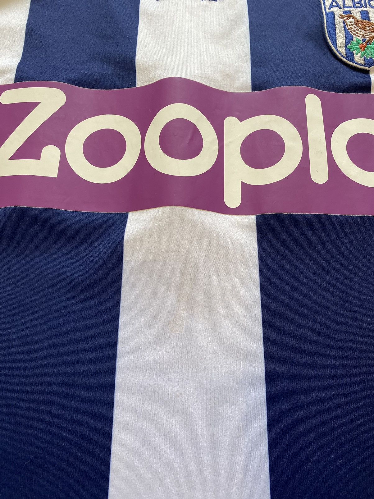 Adidas West Bromwich Albion 2013/2014 Home Football Shirt Adidas L Size US L / EU 52-54 / 3 - 6 Thumbnail