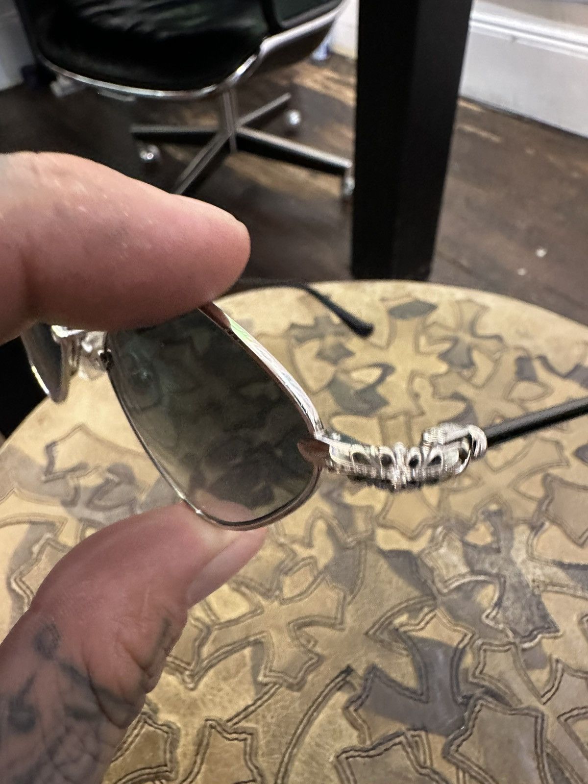 Chrome Hearts Chrome hearts DIAMOND DOG SUNGLASSES NEW Size ONE SIZE - 5 Thumbnail