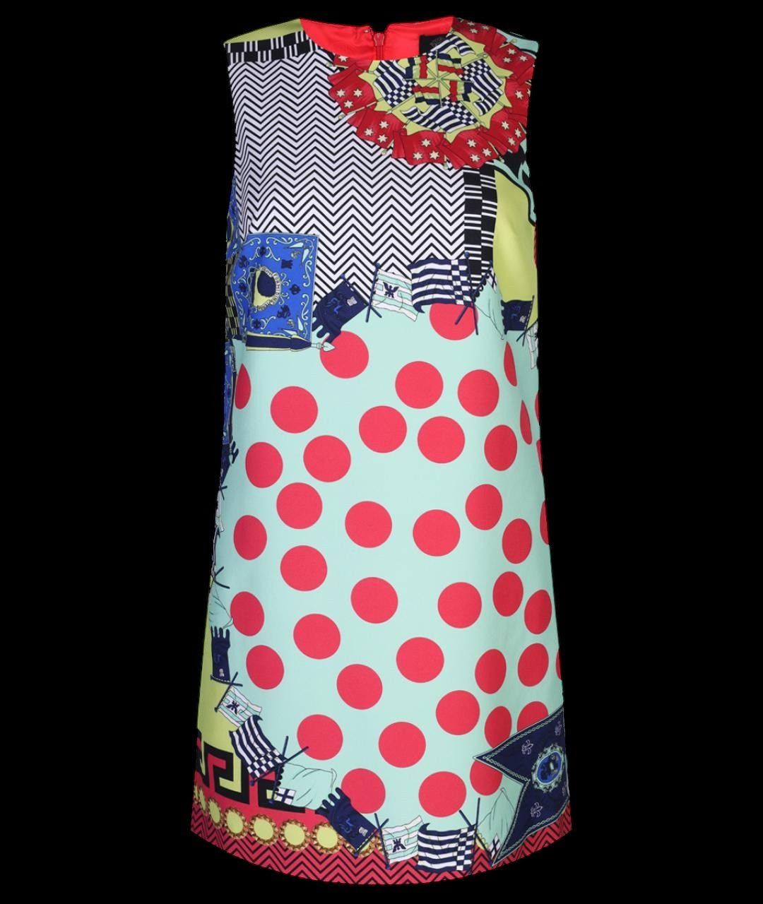 Versace SS15 VERSACE resort polca boraque mini dress Size M / US 6-8 / IT 42-44 - 2 Thumbnail