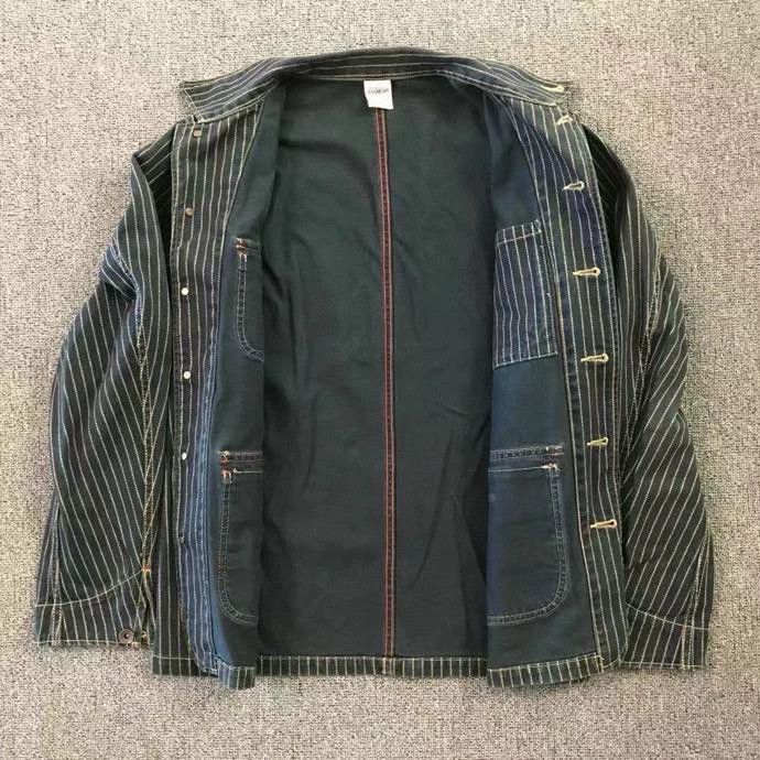 Iron Heart Iron heart Sky-dyed blue work jacket -DMC-2508 Size US S / EU 44-46 / 1 - 4 Thumbnail