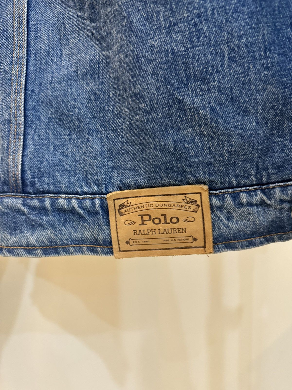 Polo Ralph Lauren × RRL Ralph Lauren Polo Ralph Lauren Type 2 Blanket Lined Denim Jacket Size US L / EU 52-54 / 3 - 6 Thumbnail