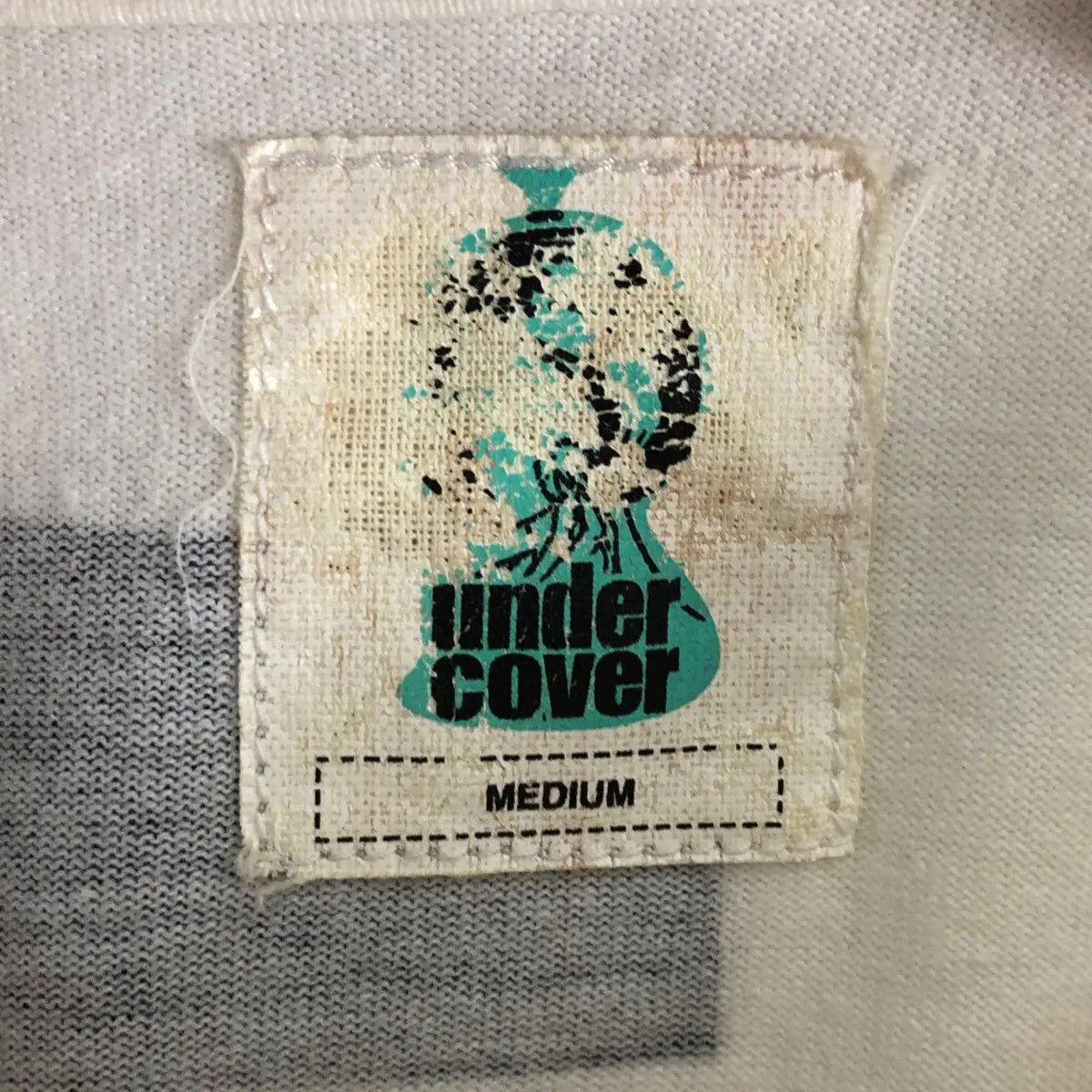 Jun Takahashi × Undercover Vtg UNDERCOVER JUN TAKAHASHI ERA Bear Doodle Tee Shirt Size M / US 6-8 / IT 42-44 - 8 Thumbnail
