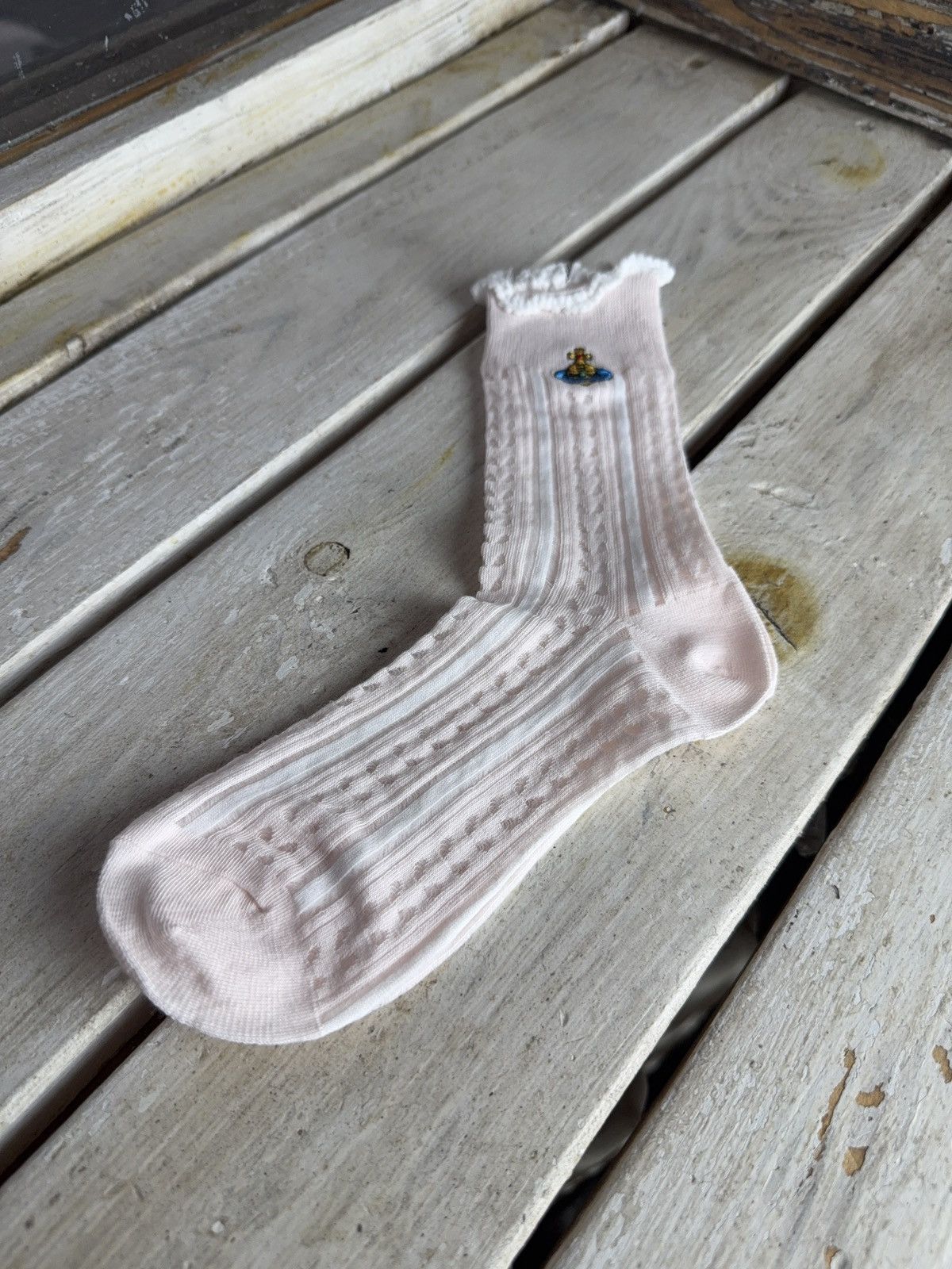 Vivienne Westwood NWT Archive Vivienne Westwood Japan Luxury Orb Logo Socks Size ONE SIZE - 13 Thumbnail